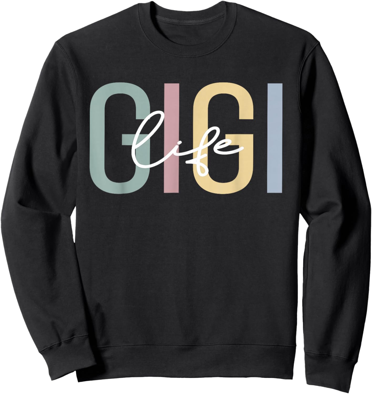 Gigi Life Gigi Grandma Boho Gigi Grandmother Sweatshirt - Sweatshirt | Black