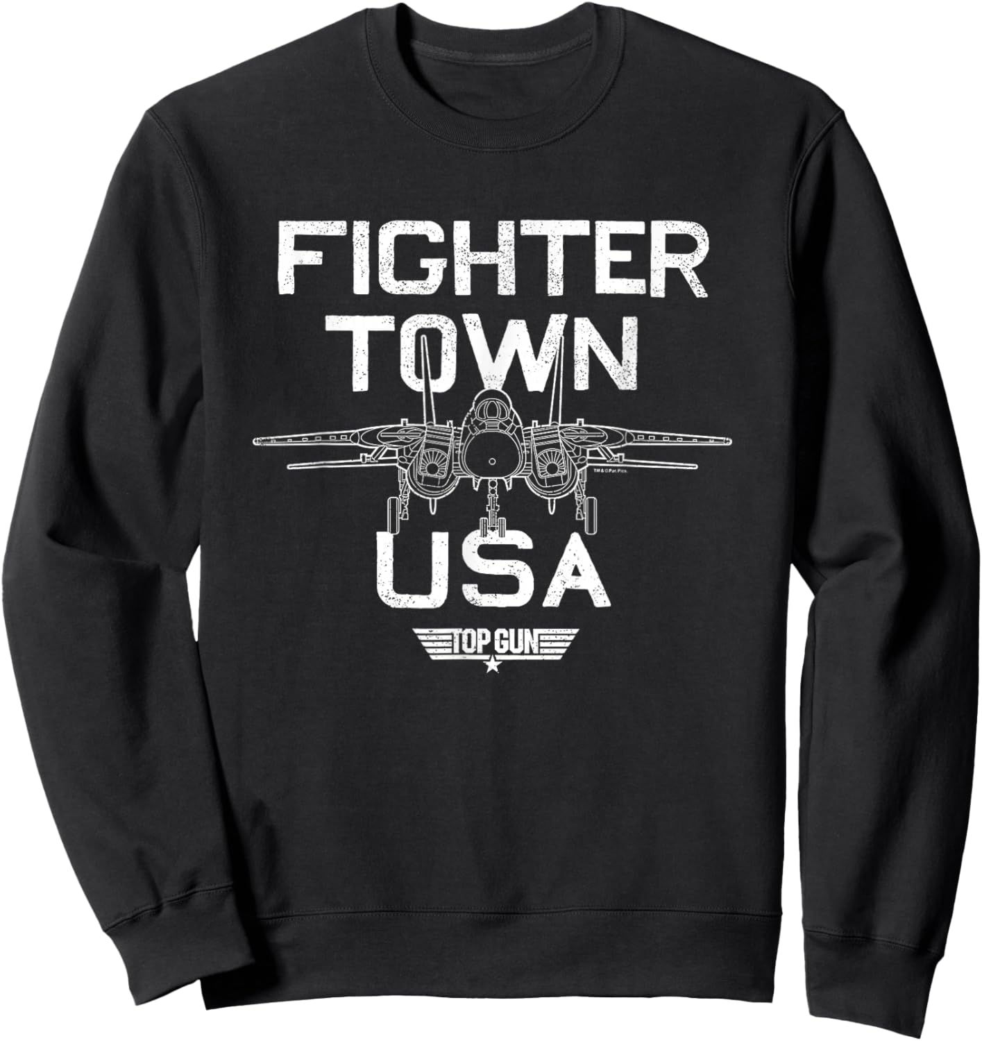 Top Gun - Property Of Fighter Town Sweatshirt - Sweatshirt | Black