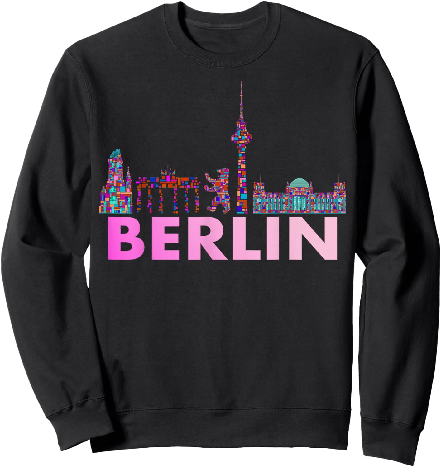Berlin Design - Berlin Bear - I Love Berlin Sweatshirt - Sweatshirt | Black