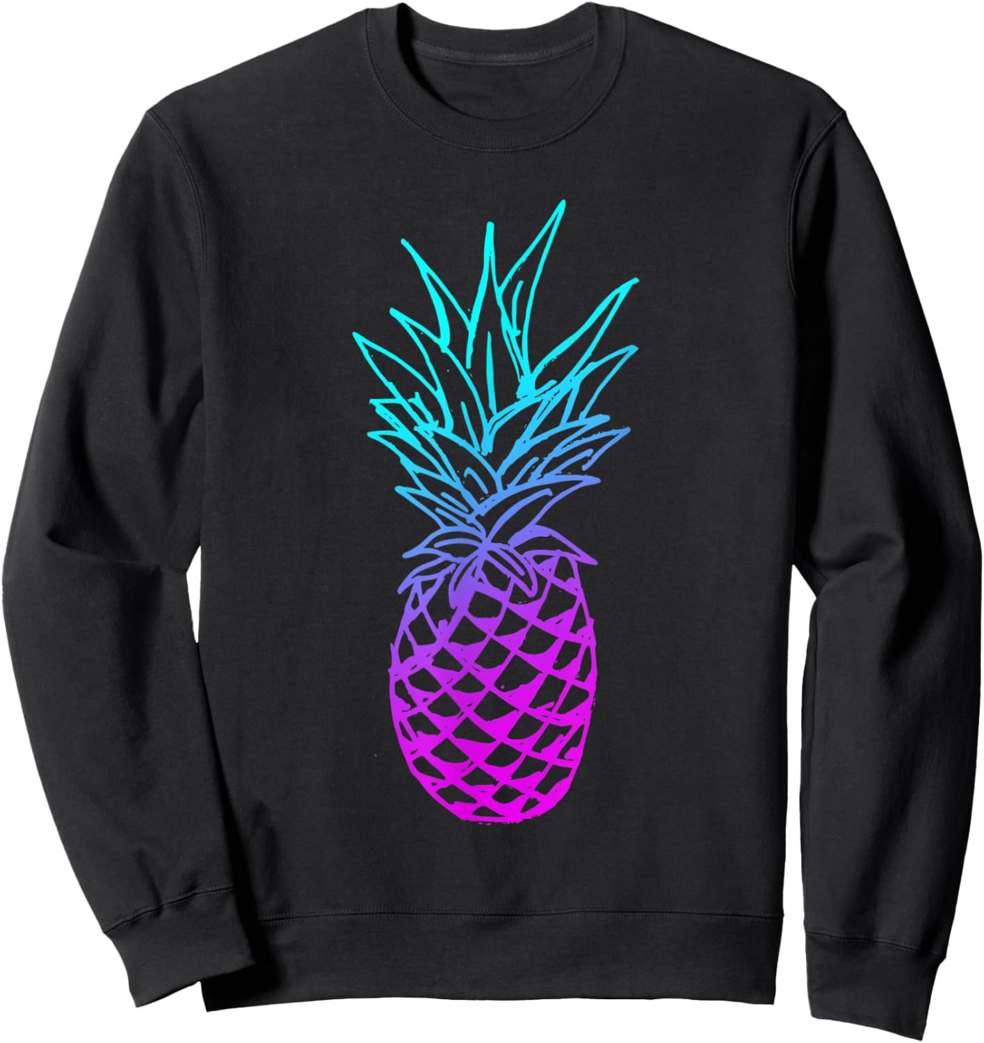 Pineapple Glow Sweatshirt - Sweatshirt | Black