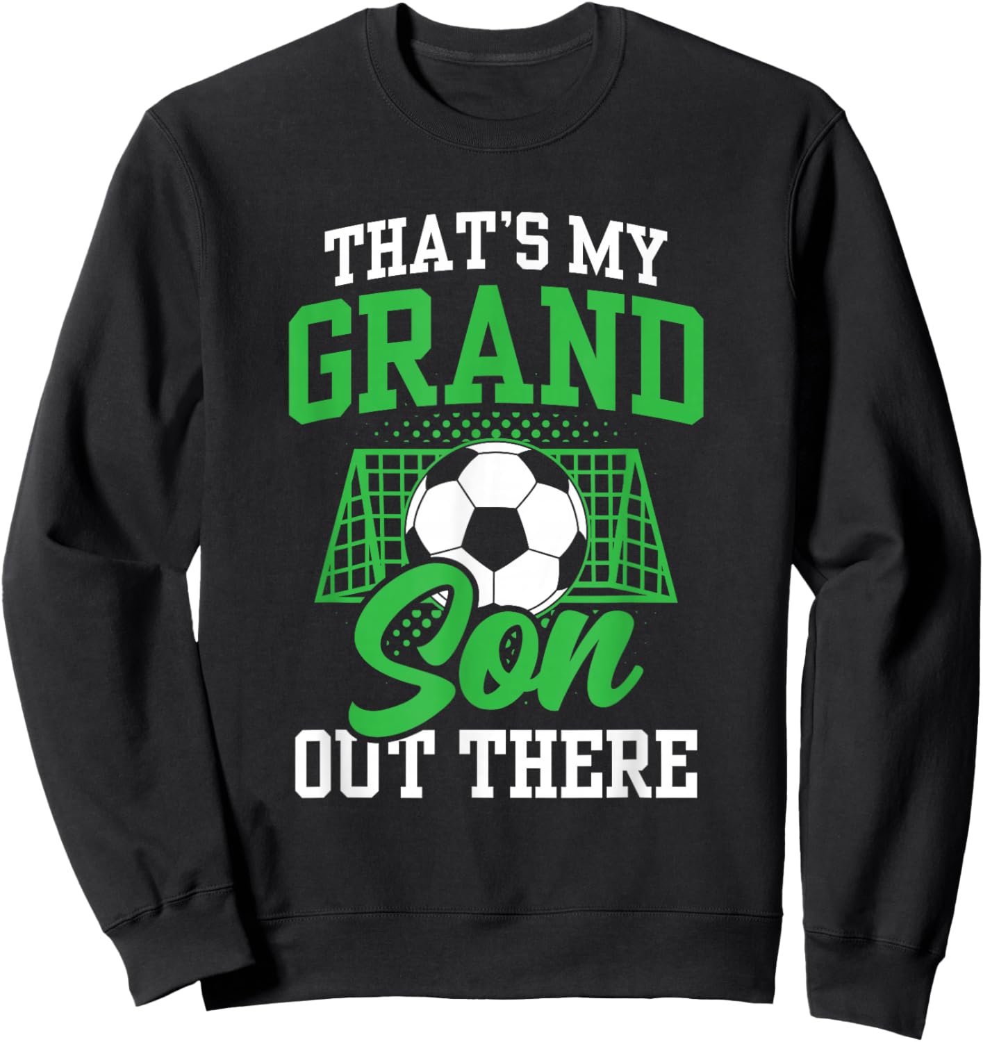 Das Ist Mein Enkel Da Draußen Football Athlete Sport Hobby Sweatshirt - Sweatshirt | Black