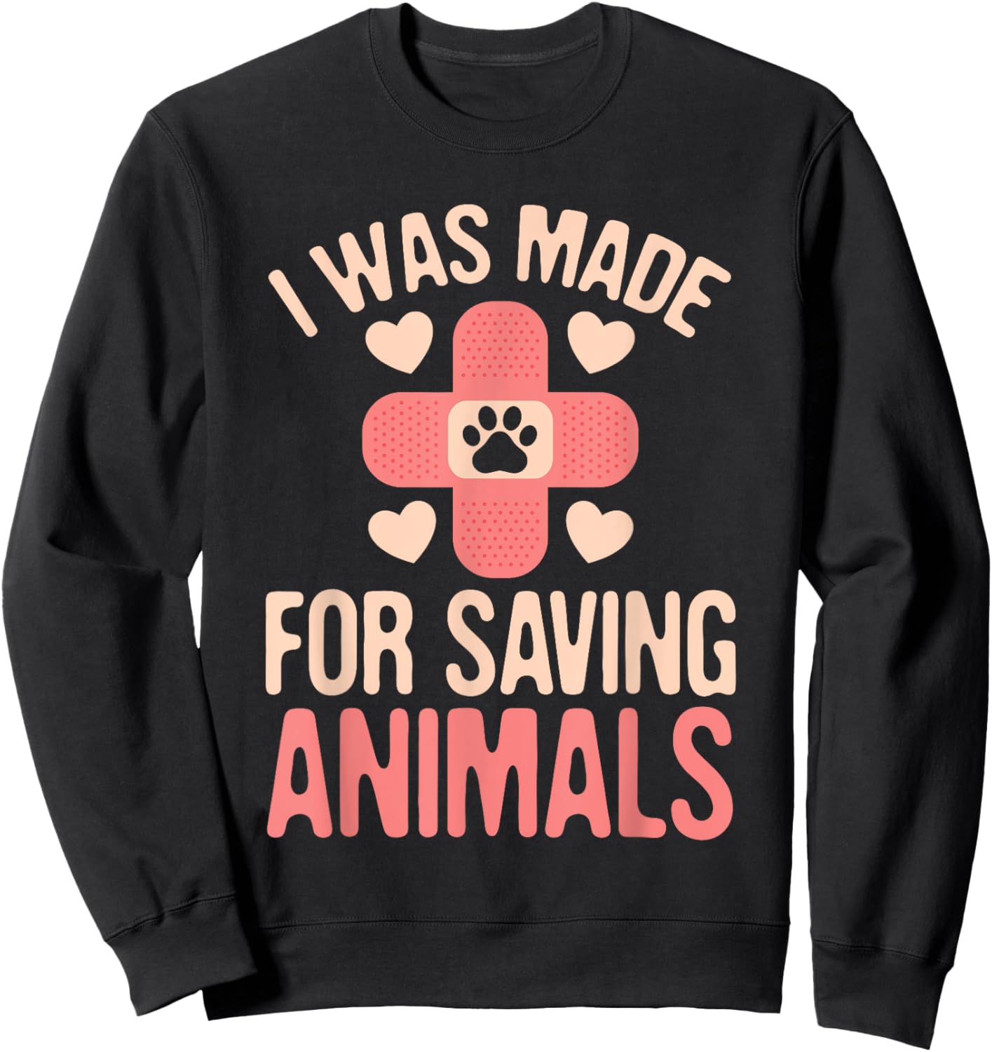 Future Veterinarian Doctor Animals Lover Veterinarians Cute Sweatshirt - Sweatshirt | Black