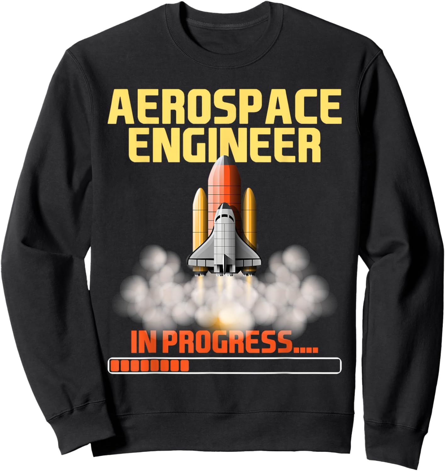 In Progress - Aerospace Engineer Aeronautical Engineering Sweatshirt - Sweatshirt | Black