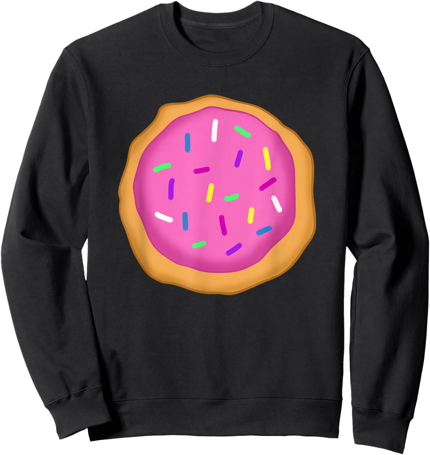 Pink Sugar Cookie Costume Scout Cookie Lover Dealer Baker Sweatshirt - Sweatshirt | Black