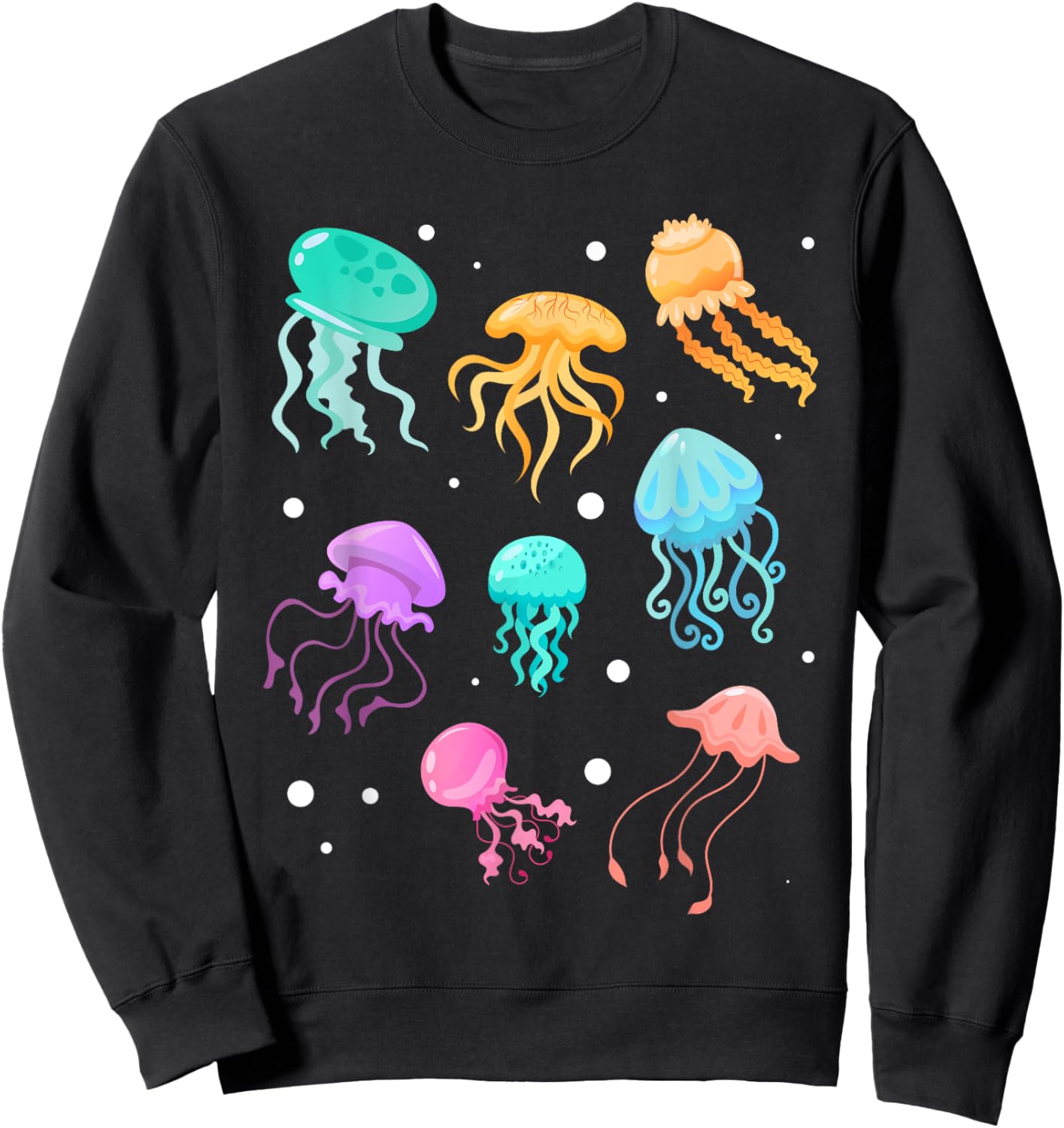 Jellyfishes Swimming Jellyfish Jelly Fish Jellyfishes Sweatshirt - Sweatshirt | Black