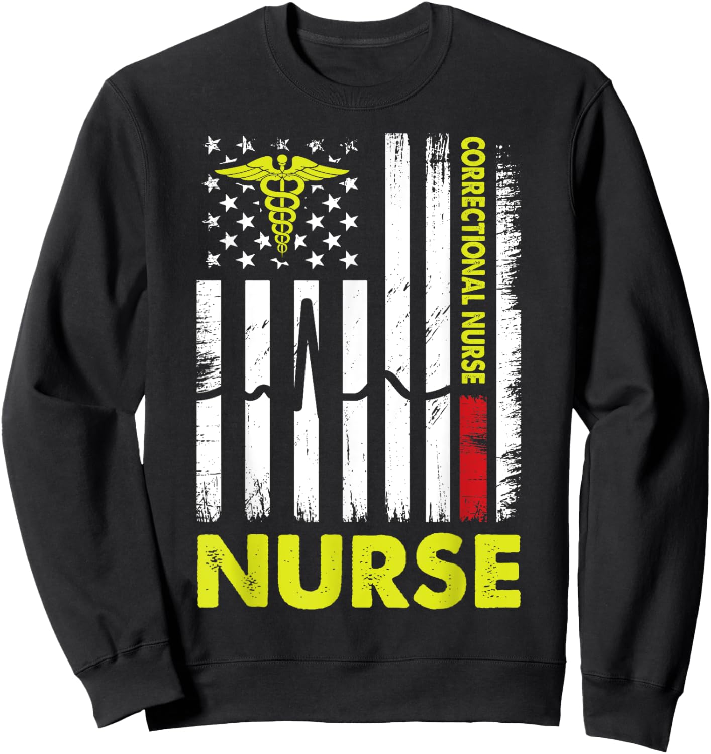 Correctional Nurse Sweatshirt - Sweatshirt | Black