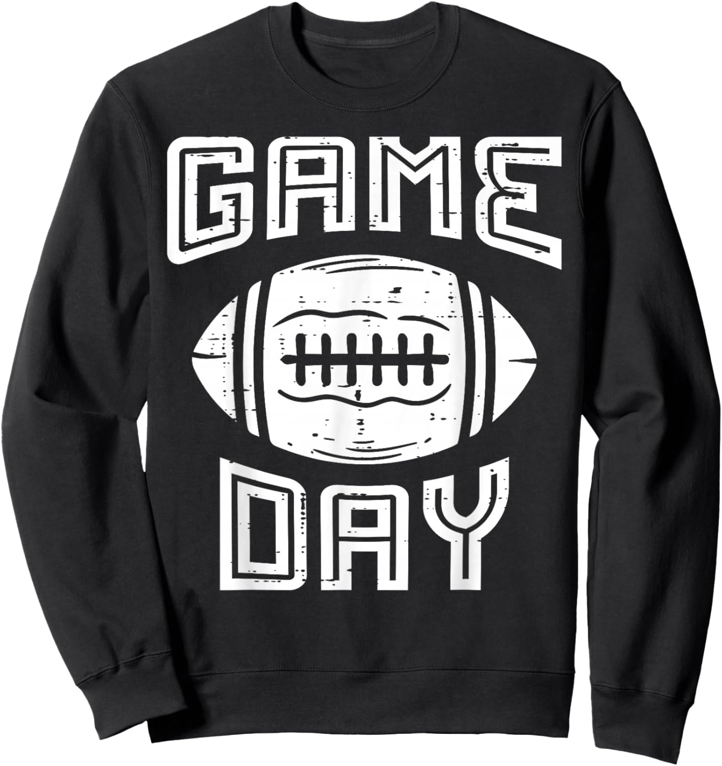 American Football Game Day Sports Lover Men Women Youth Kids Sweatshirt - Sweatshirt | Black