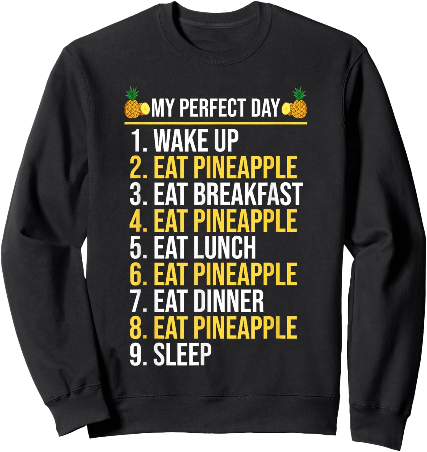 Pineapple Sweatshirt - Sweatshirt | Black