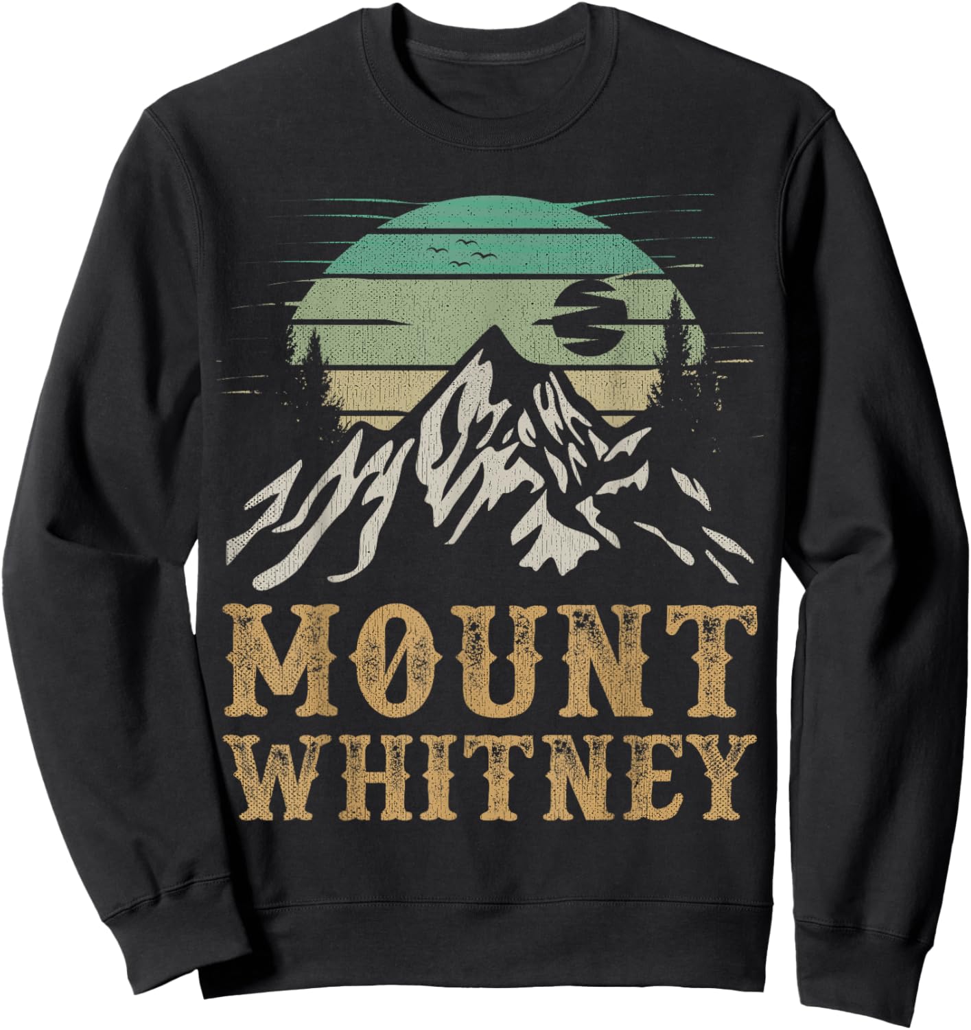 Mount Whitney National Park Merchandise Hiking Mt. Whitney Sweatshirt - Sweatshirt | Black