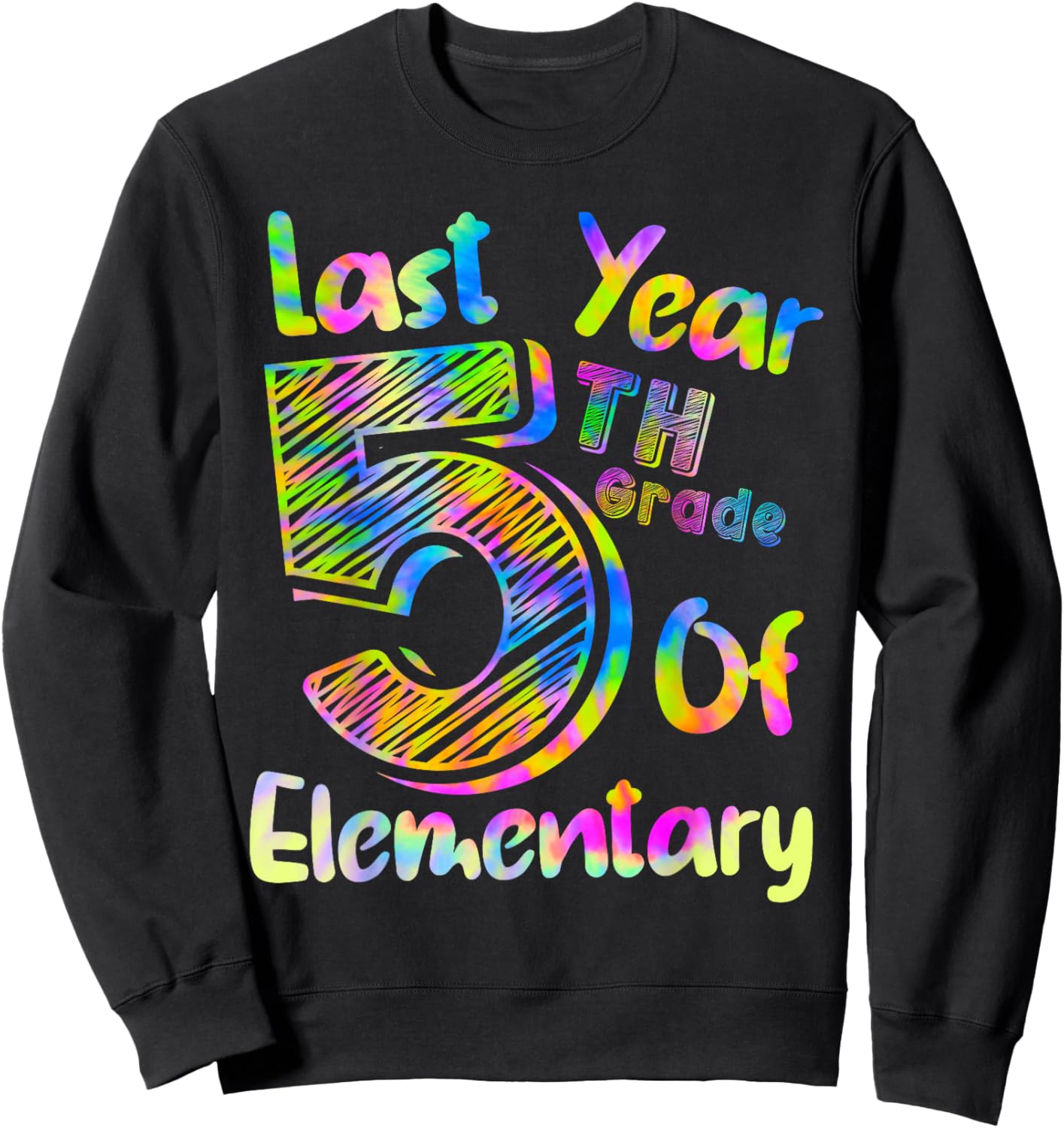 Back To School Hello 5th First Day of fifth grade Boys Kids Sweatshirt - Sweatshirt | Black