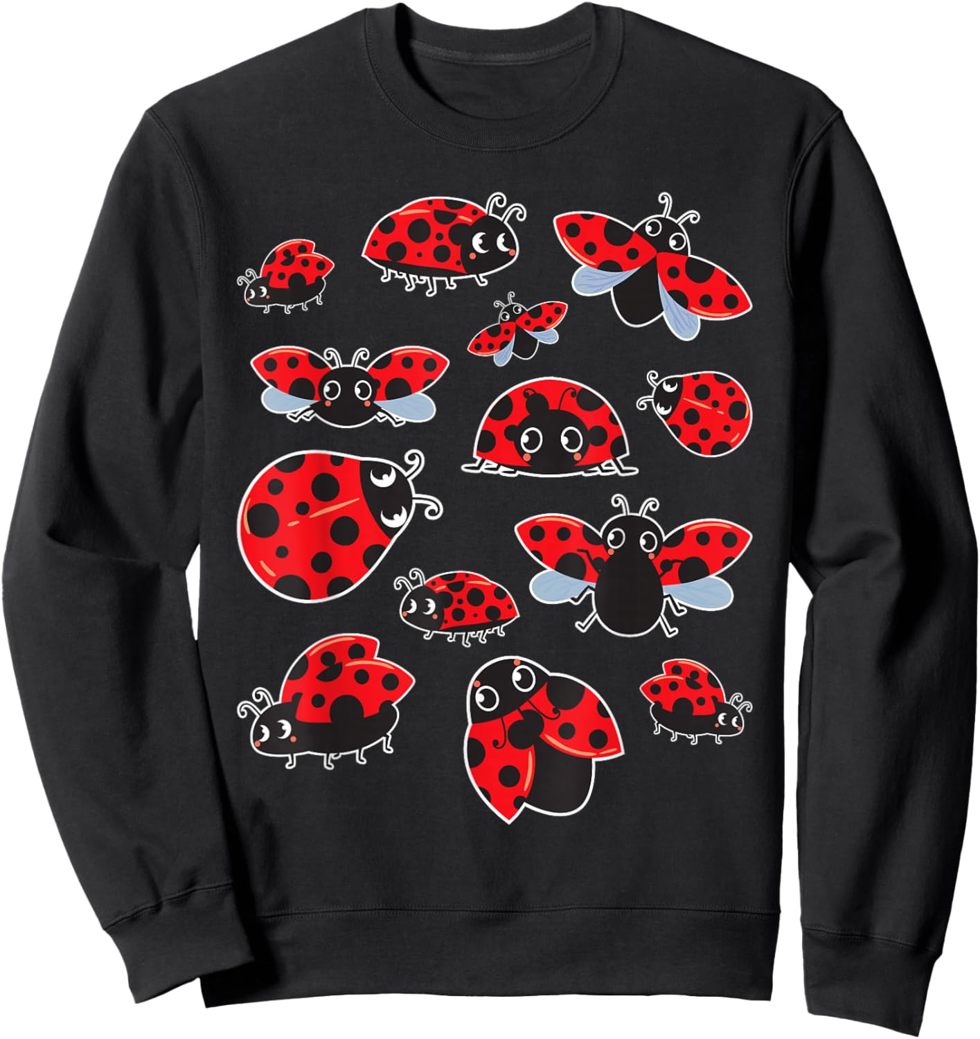 Adorable Ladybugs - Insectology Entomophile Beetle Collector Sweatshirt - Sweatshirt | Black