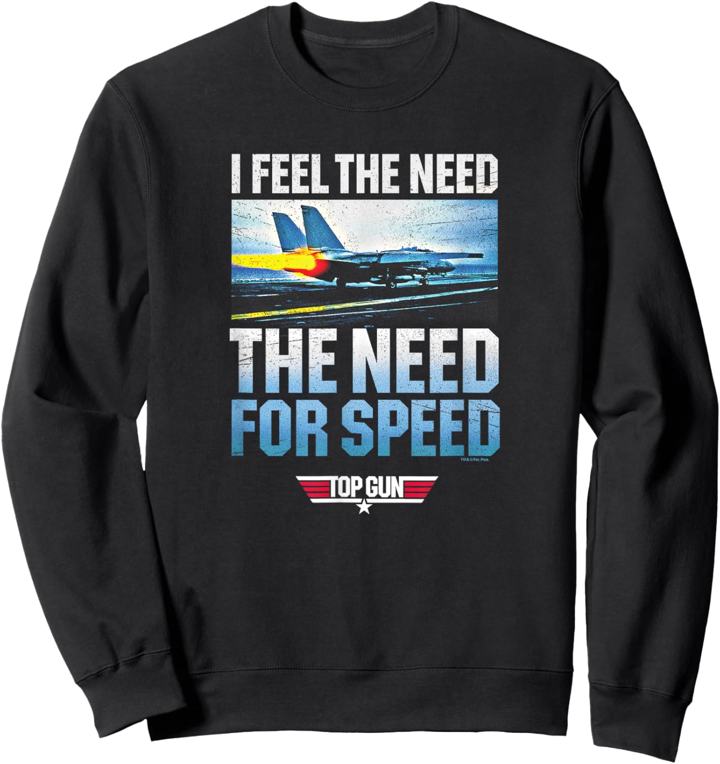 Top Gun - I Feel The Need The Need for Speed Sweatshirt - Sweatshirt | Black