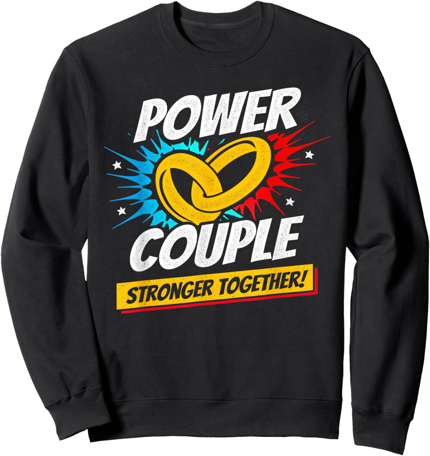 Married Couple - Wedding Reception - Wedding Anniversary Sweatshirt - Sweatshirt | Black