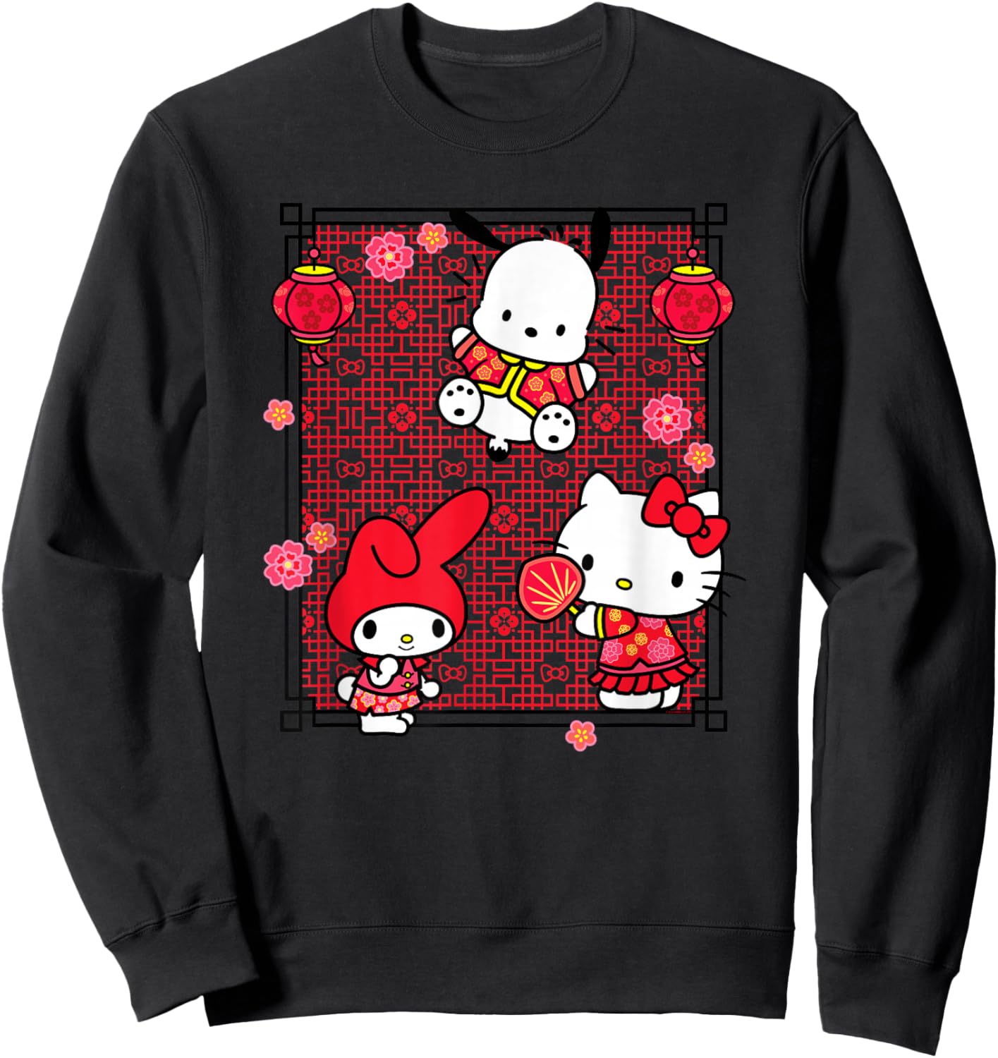Sanrio Characters Lunar New Year Sweatshirt - Sweatshirt | Black