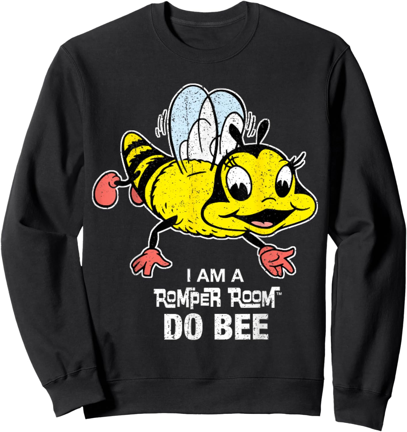 Vintage Vintage Romper Room Do Bee 1 Sweatshirt - Sweatshirt | Black