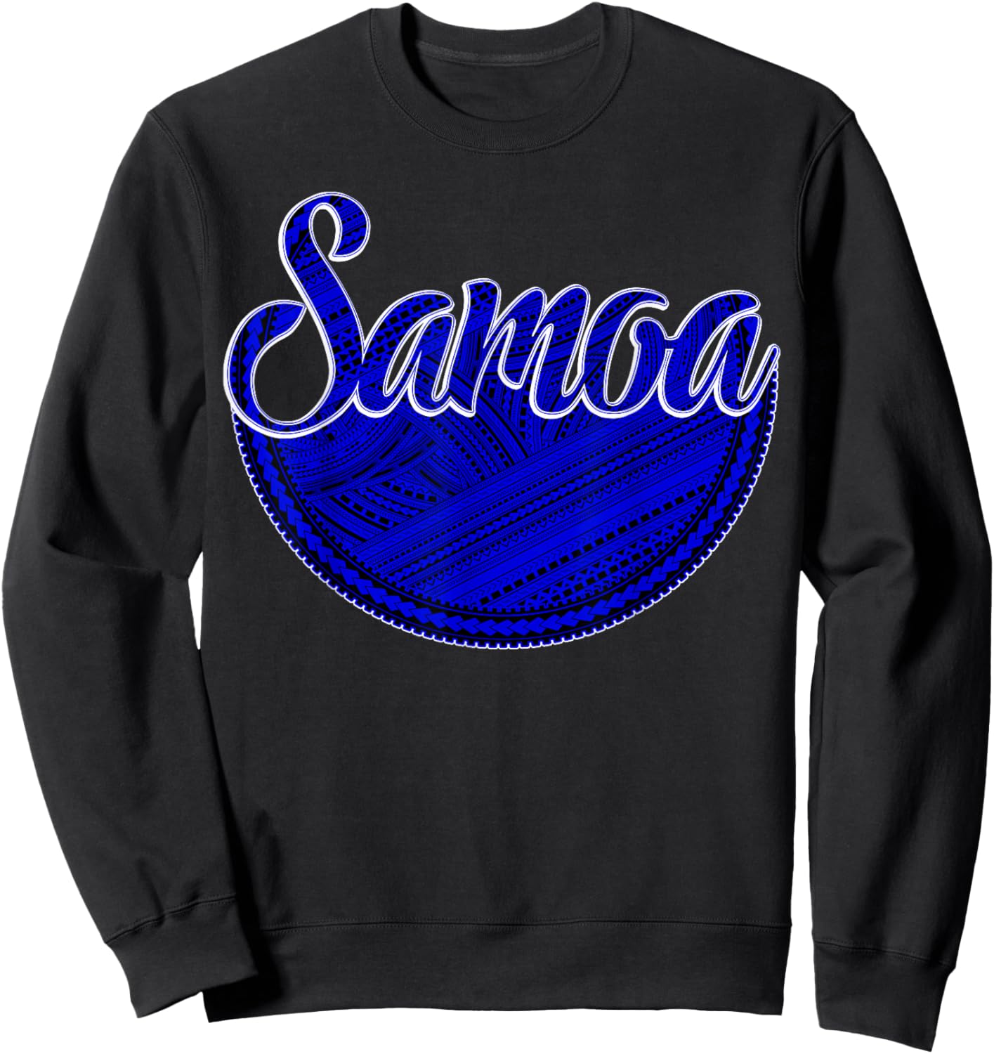 Samoa Tribal Design - Samoan Design - Polynesian Design Sweatshirt - Sweatshirt | Black