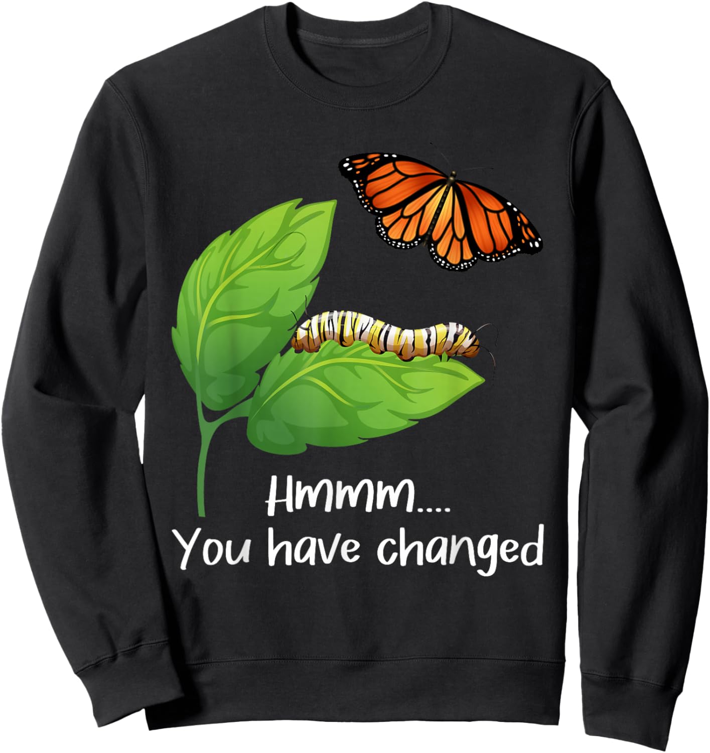 You Have Changed - Butterfly Lover Butterflies Entomologist Sweatshirt - Sweatshirt | Black