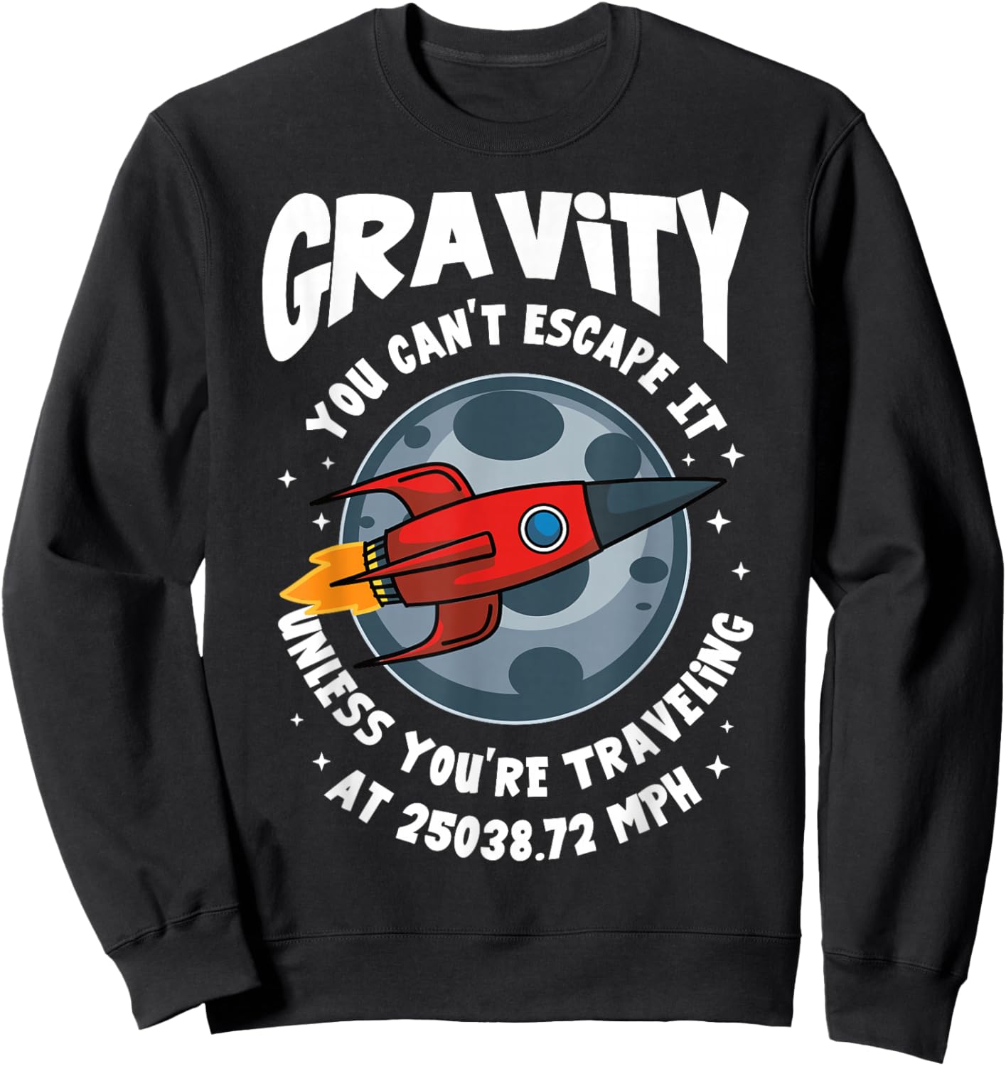 Aerospace Engineer Rocket Science Sweatshirt - Sweatshirt | Black