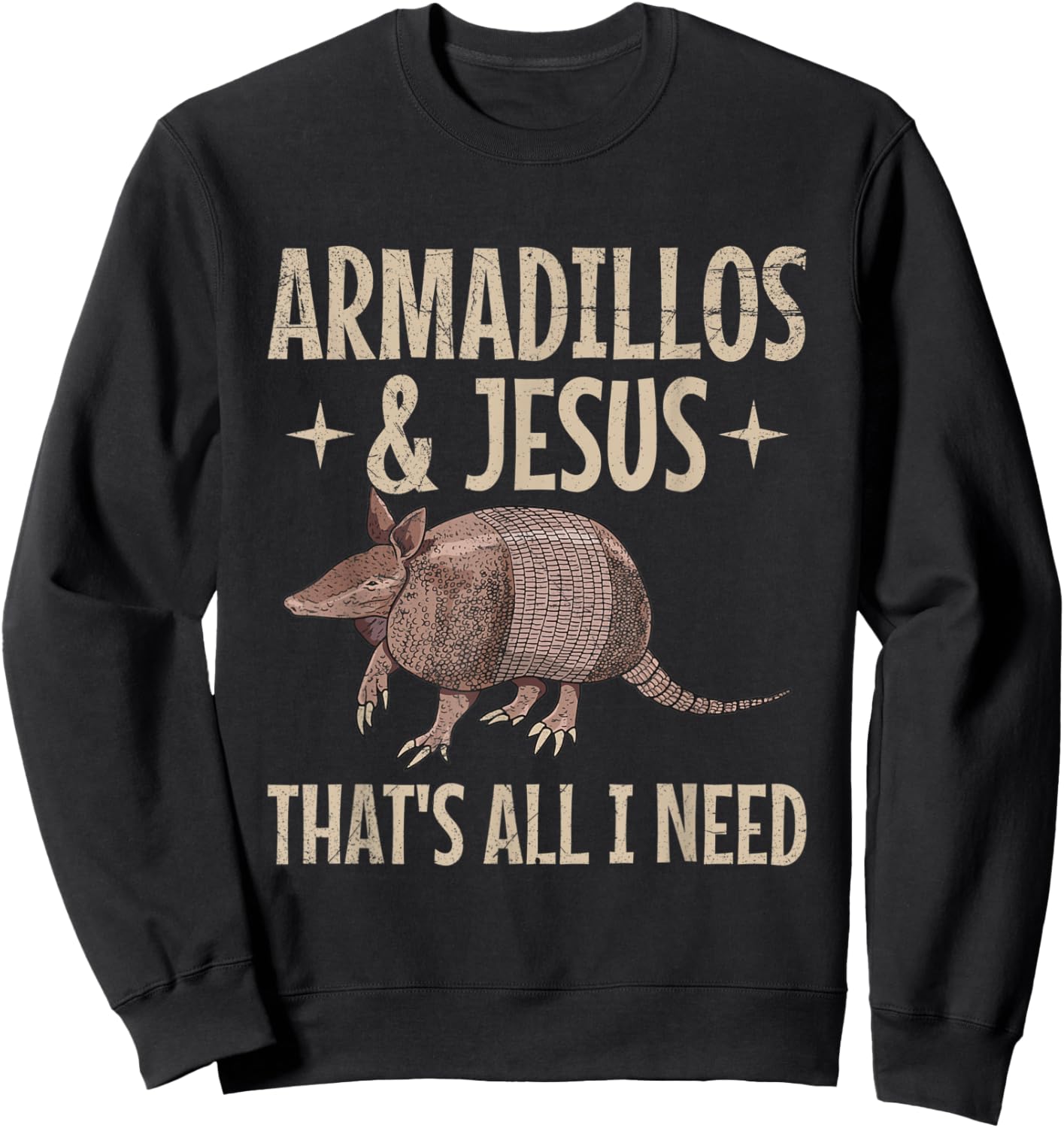 Armadillo Design for an Armadillo Lover Sweatshirt - Sweatshirt | Black