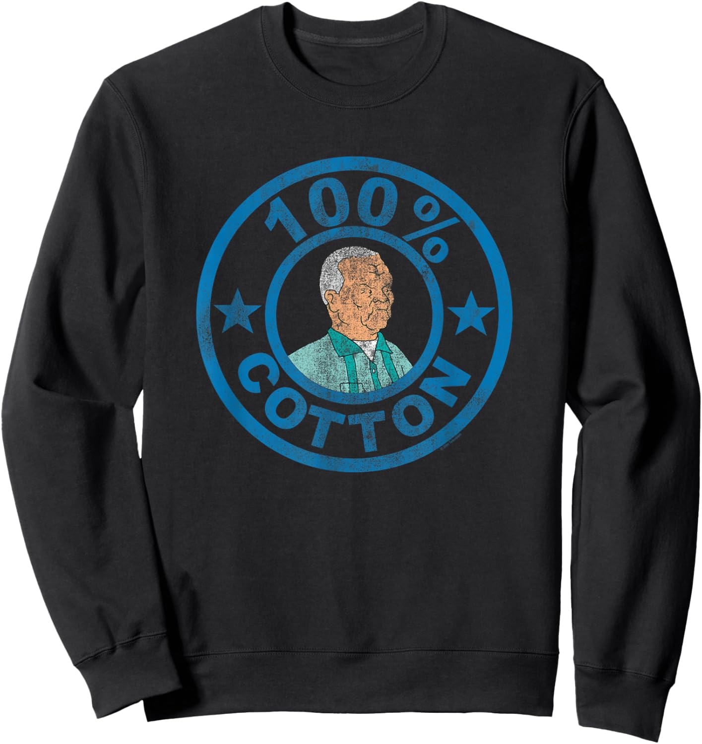 King of The Hill Cotton Hill 100% Cotton Sweatshirt - Sweatshirt | Black