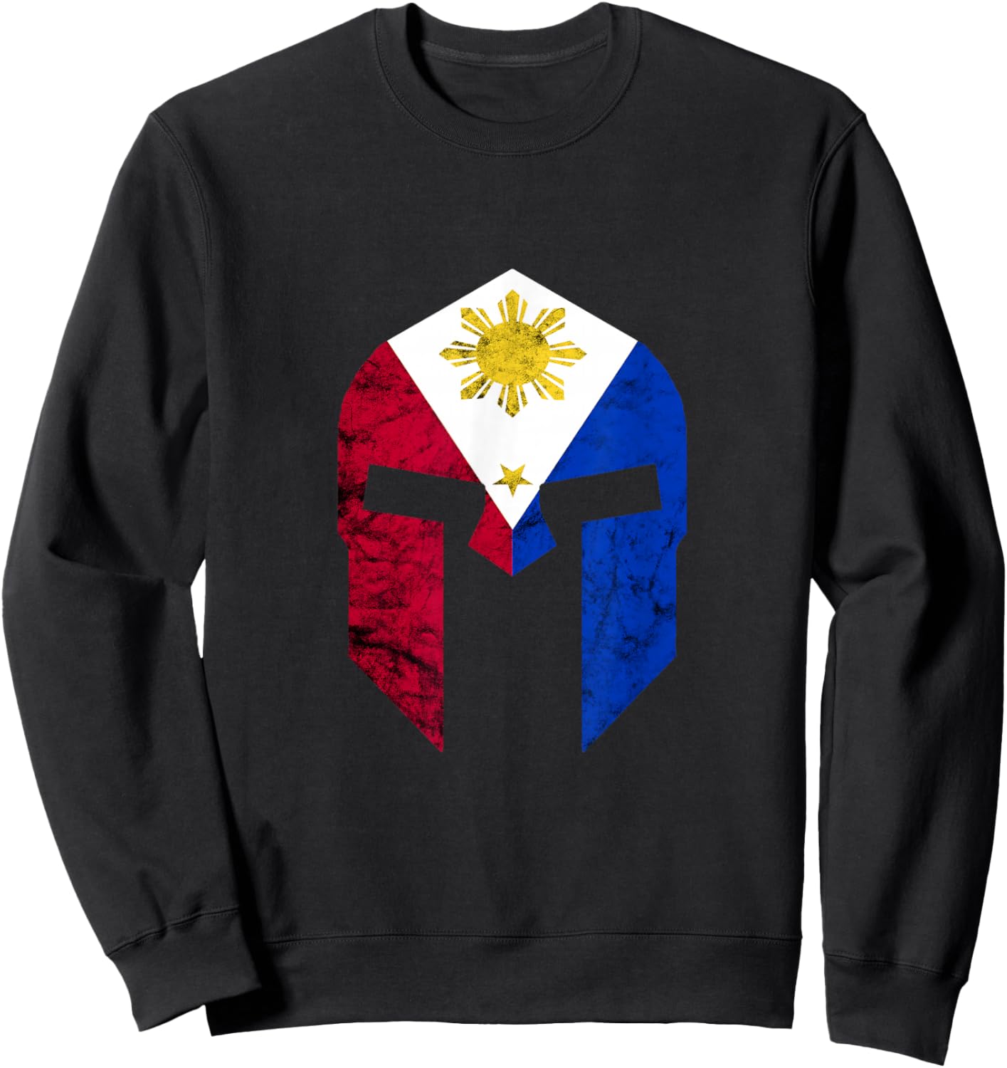 Philippines Roman Helmet Pilipinas Filipino Pride Roots Sweatshirt - Sweatshirt | Black