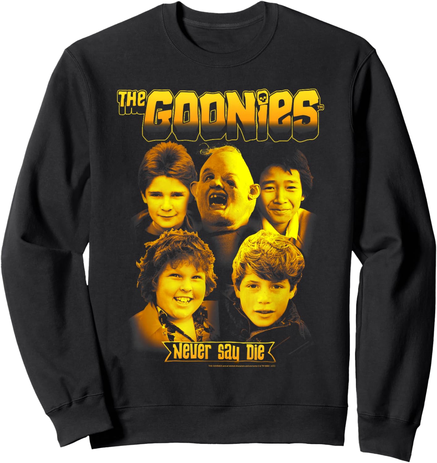 The Goonies Character Collage Sweatshirt - Sweatshirt | Black