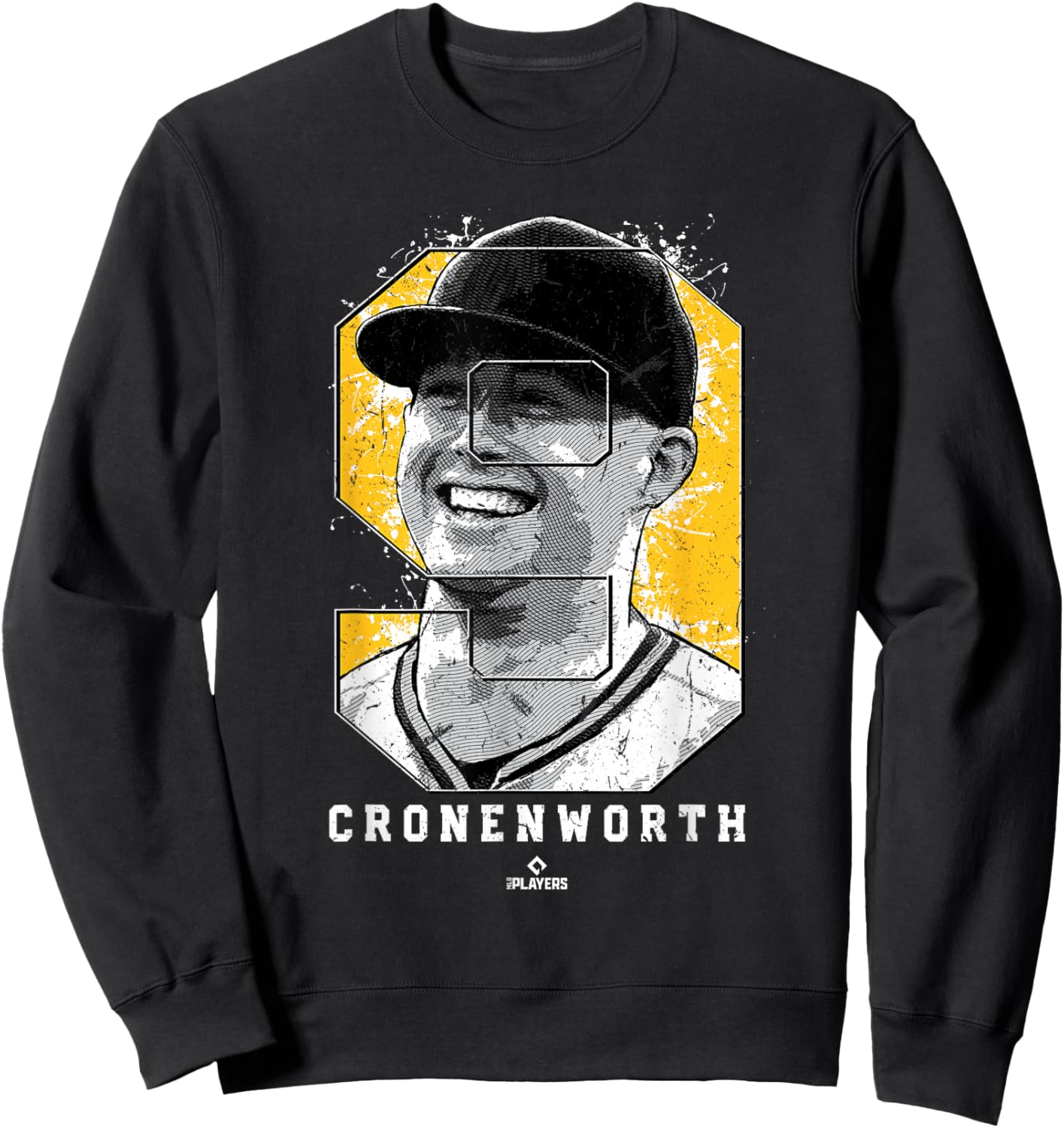 Jake Cronenworth Silhouette San Diego MLBPA Sweatshirt - Sweatshirt | Black
