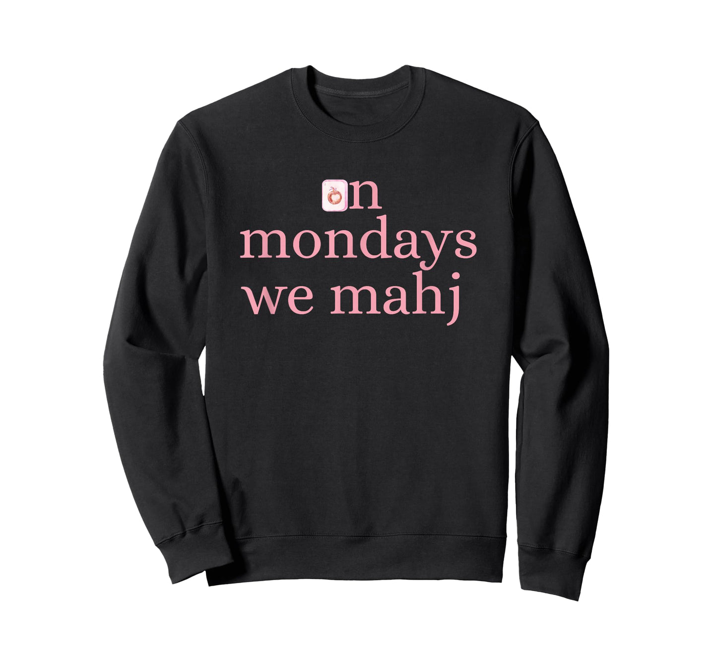 On Mondays we Mahj Coquette Bow Mahjong Lover T-Shirt