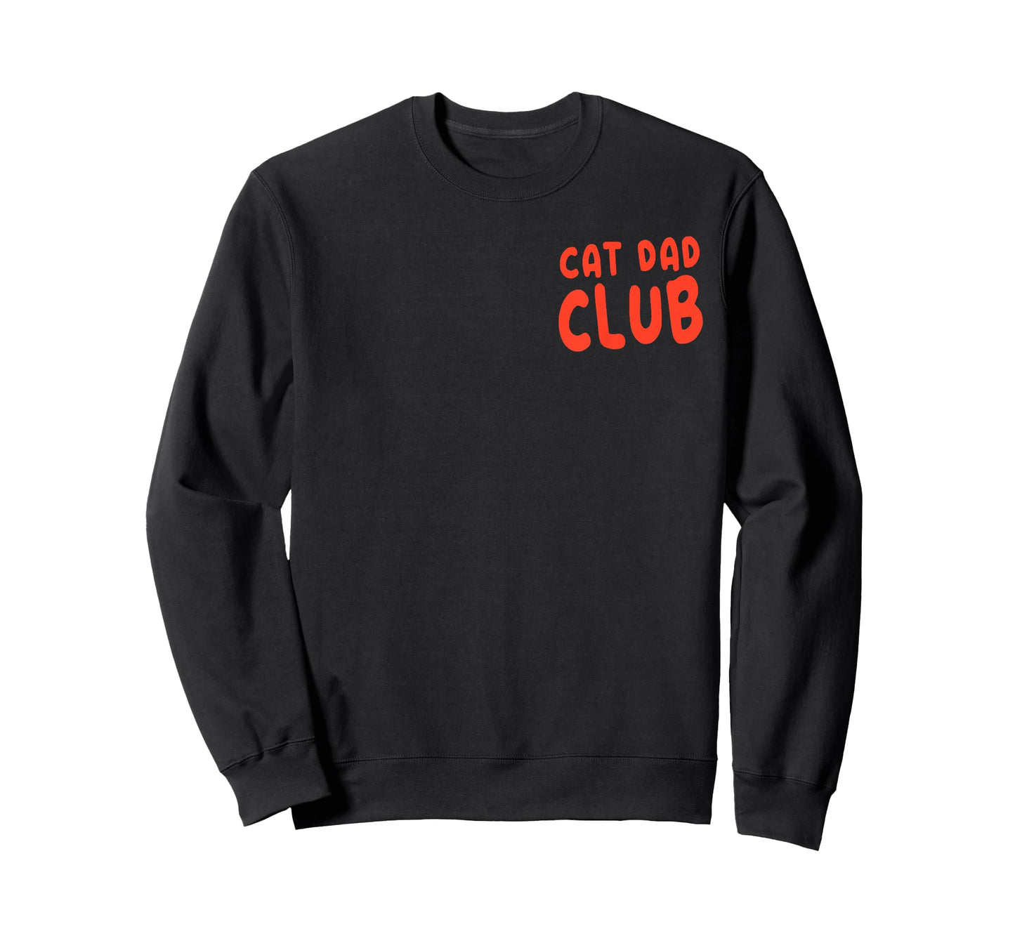 Retro Cat Dad Club 2 Sided Mens Fathers Day Cat Lover T-Shirt