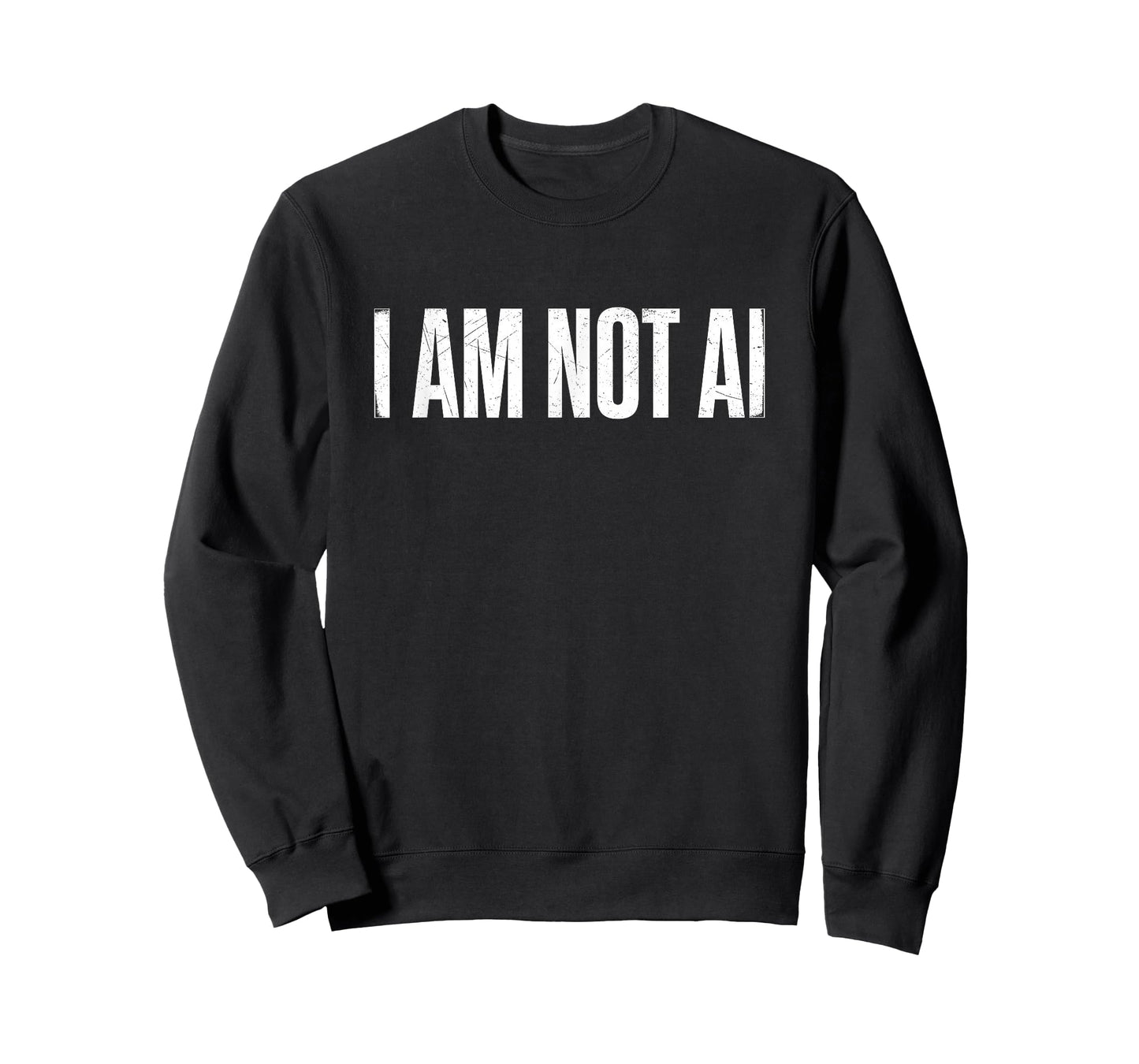 I Am Not AI Funny Tech Humor Artificial Intelligence Meme T-Shirt