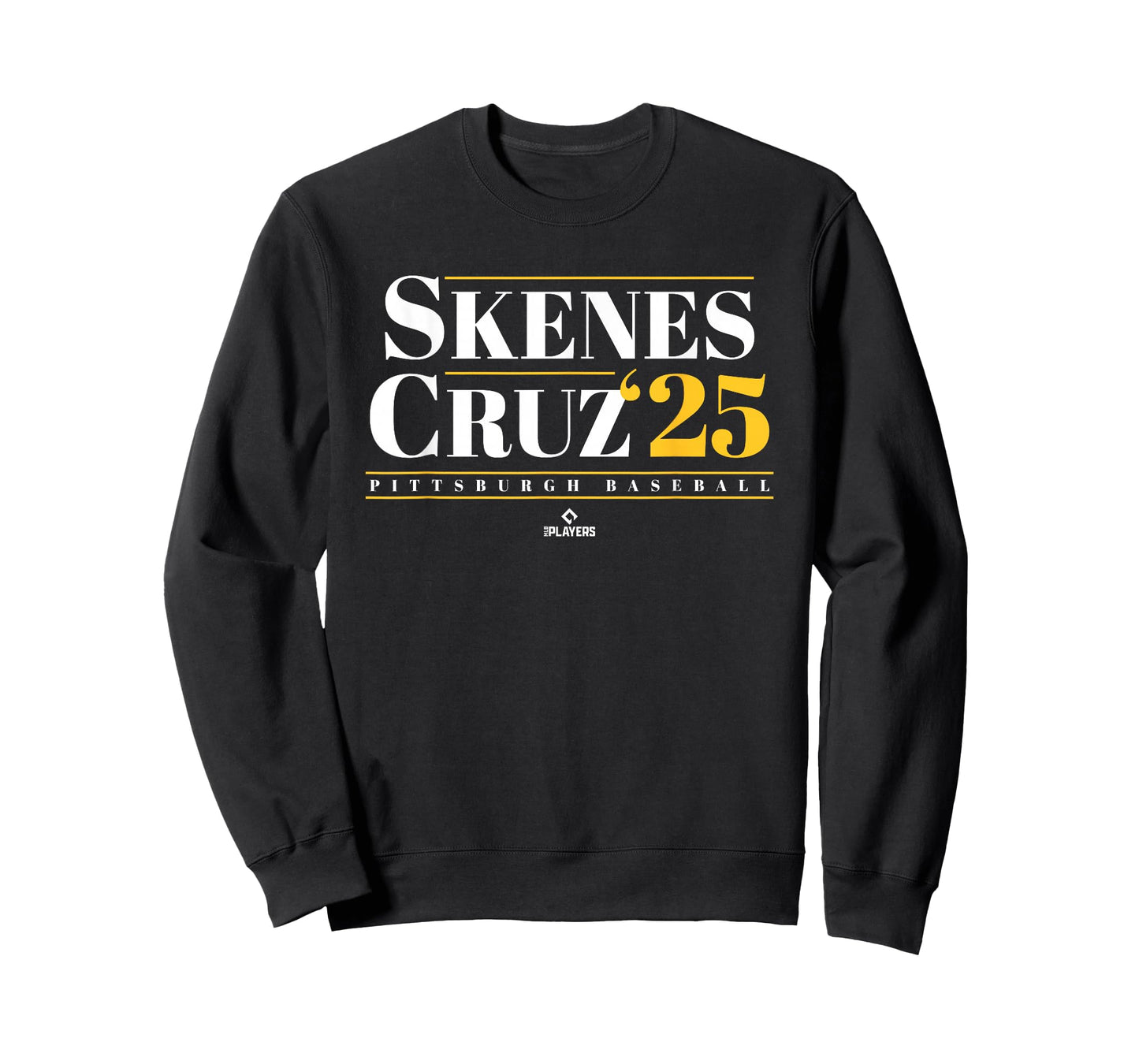 Paul Skenes Oneil Cruz 2025 Pittsburgh Baseball MLBPA T-Shirt
