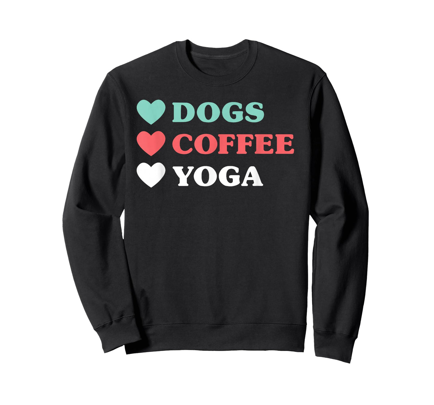 Dogs Coffee Yoga for Women and Girls T-Shirt
