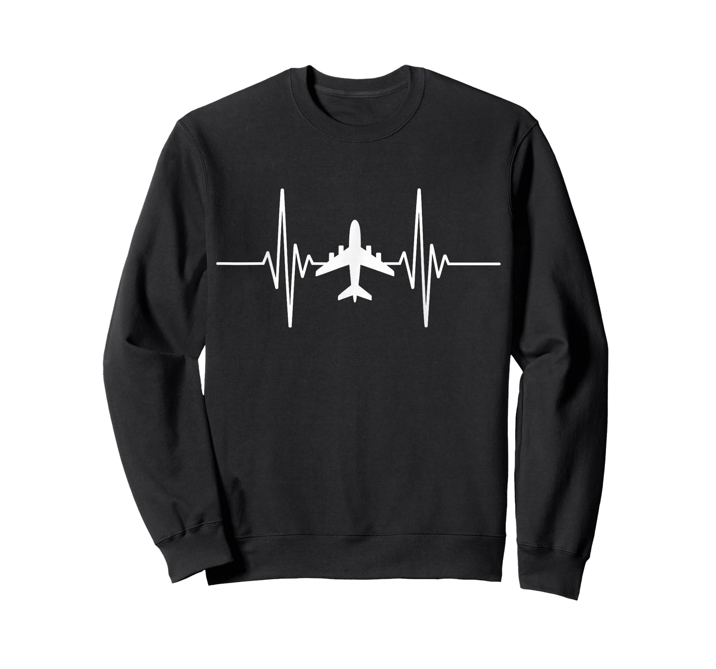 Airplane Heartbeat Pilot Flying Funny Aviator T-Shirt