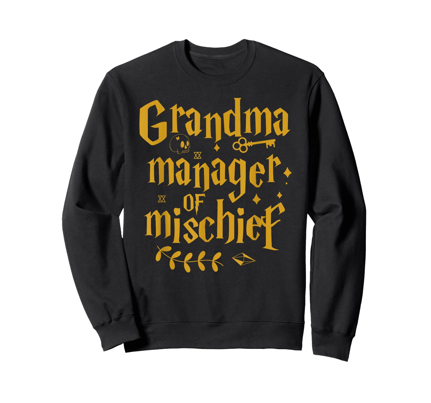 Grandma Manager of Mischief Nana Funny Humor Novelty Gifts T-Shirt