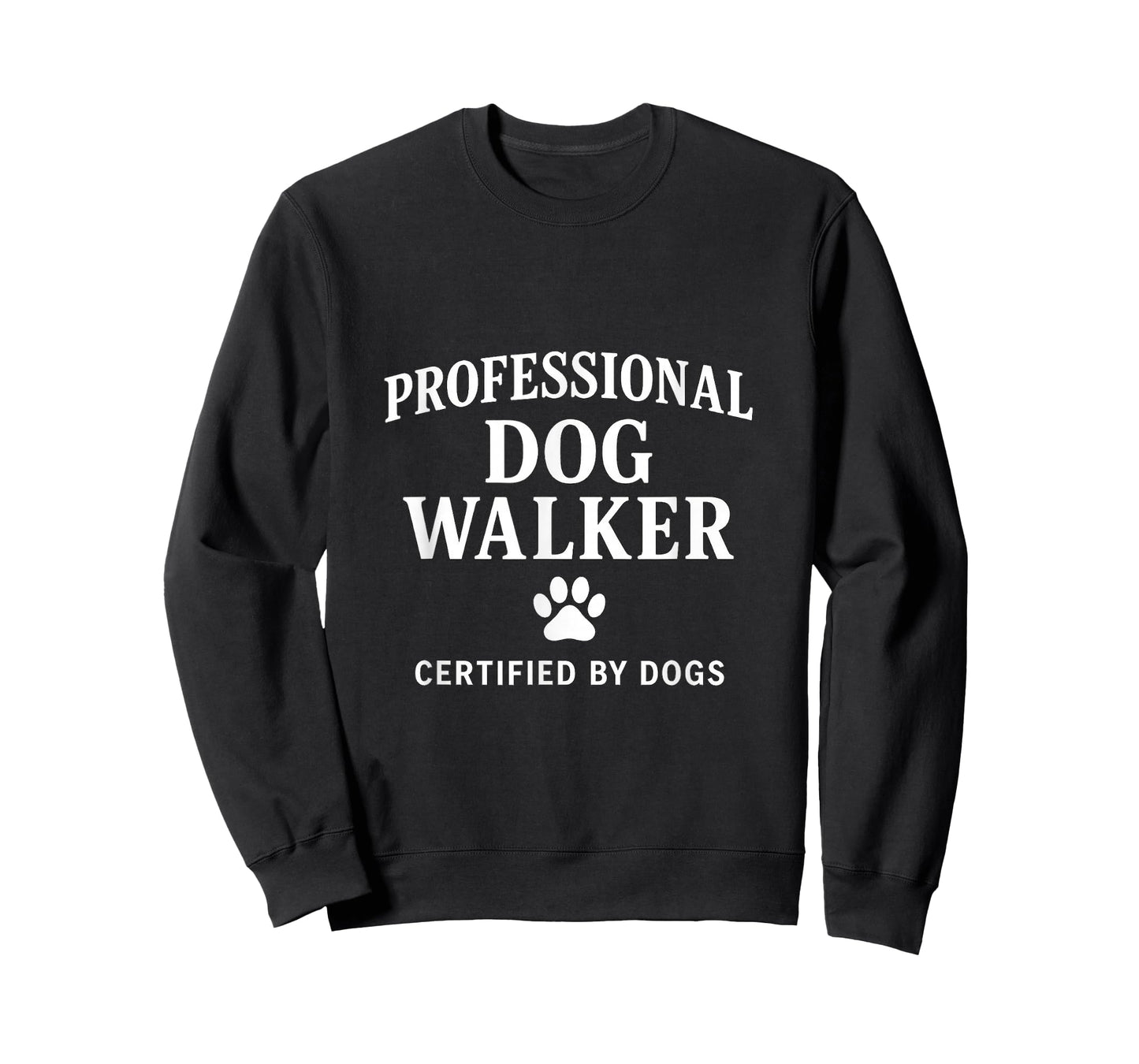 Professional Dog Walker - Certified by Dogs Gift T-Shirt