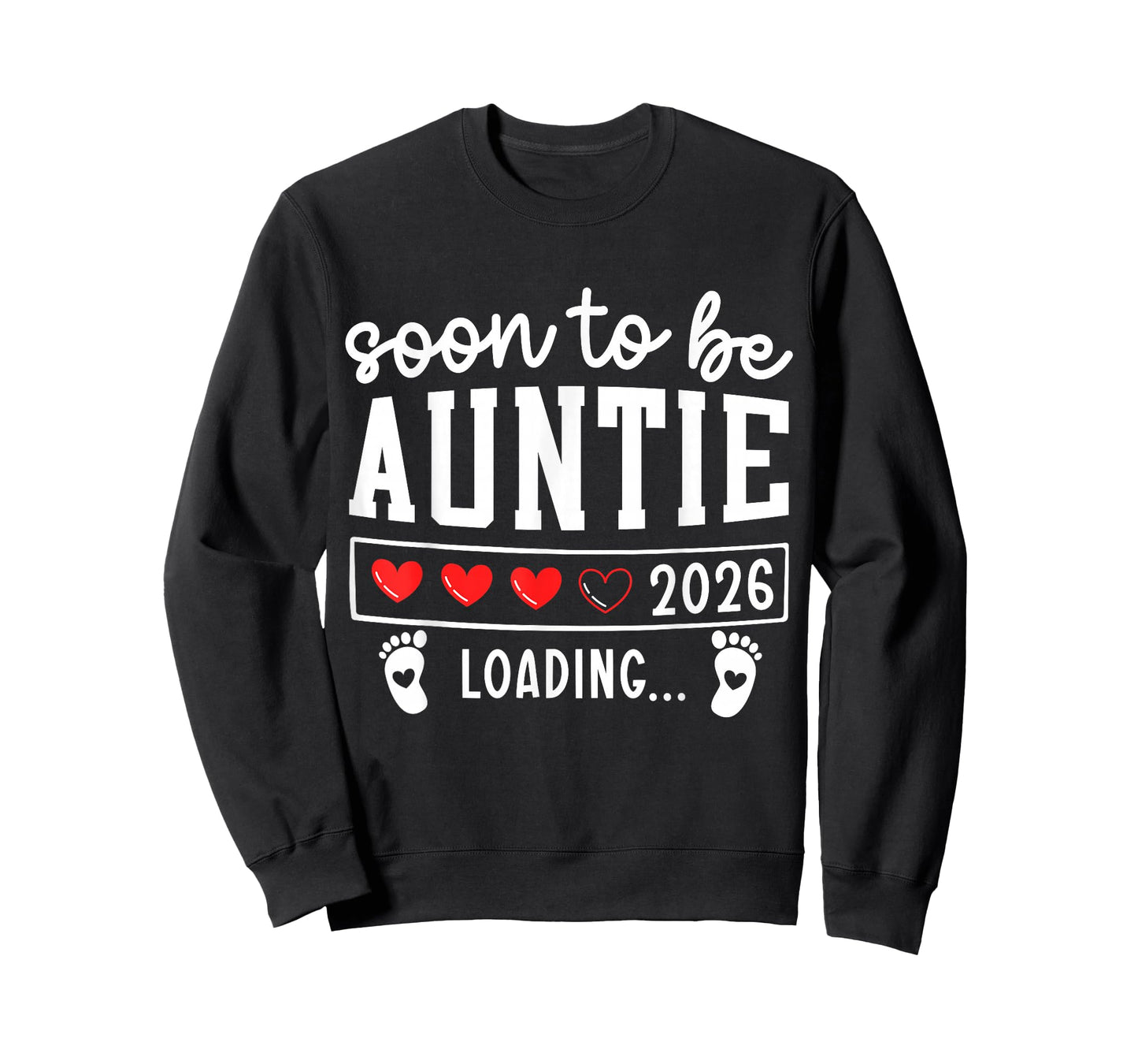 Soon to Be Auntie 2026 Loading Pregnancy Announcement 2026 T-Shirt