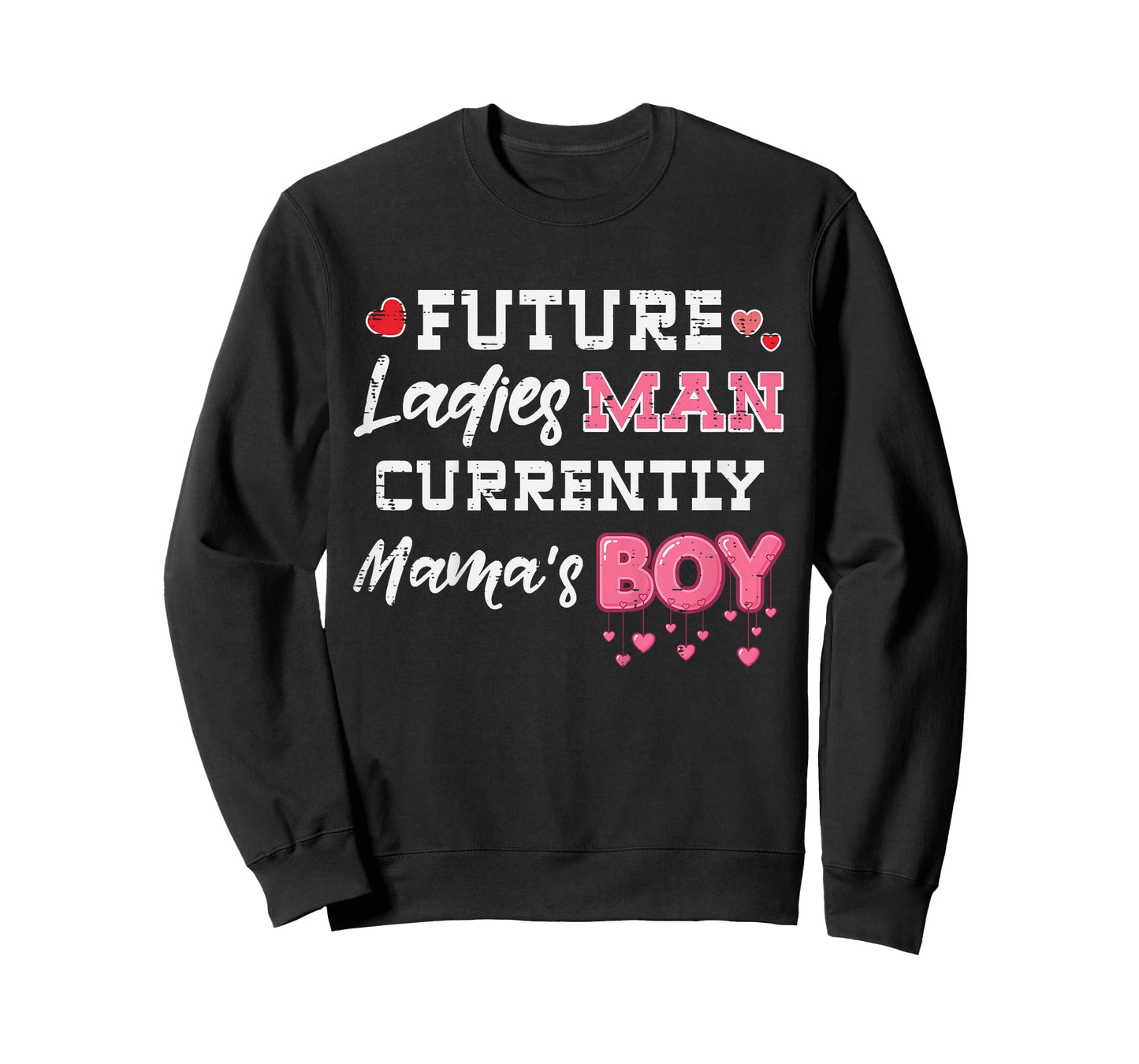 Kids Future Ladies Man Mamas Boy Funny Valentines Day Boys Kids T-Shirt