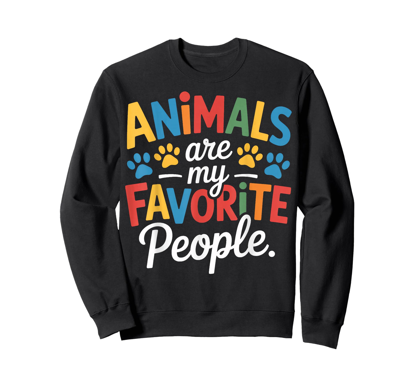 Animals are My Favorite People Dog Cat Rescue Lovers T-Shirt