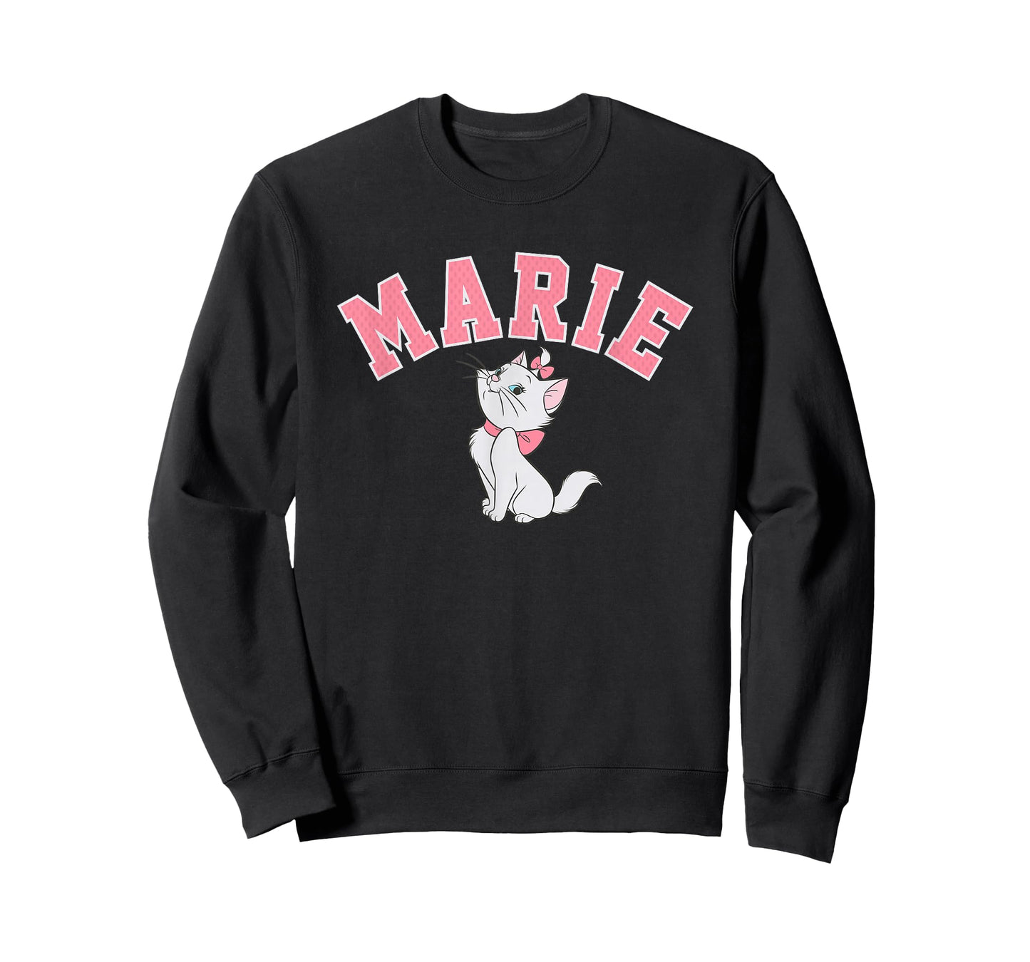 Disney The Aristocats Marie Varsity University Style Text T-Shirt