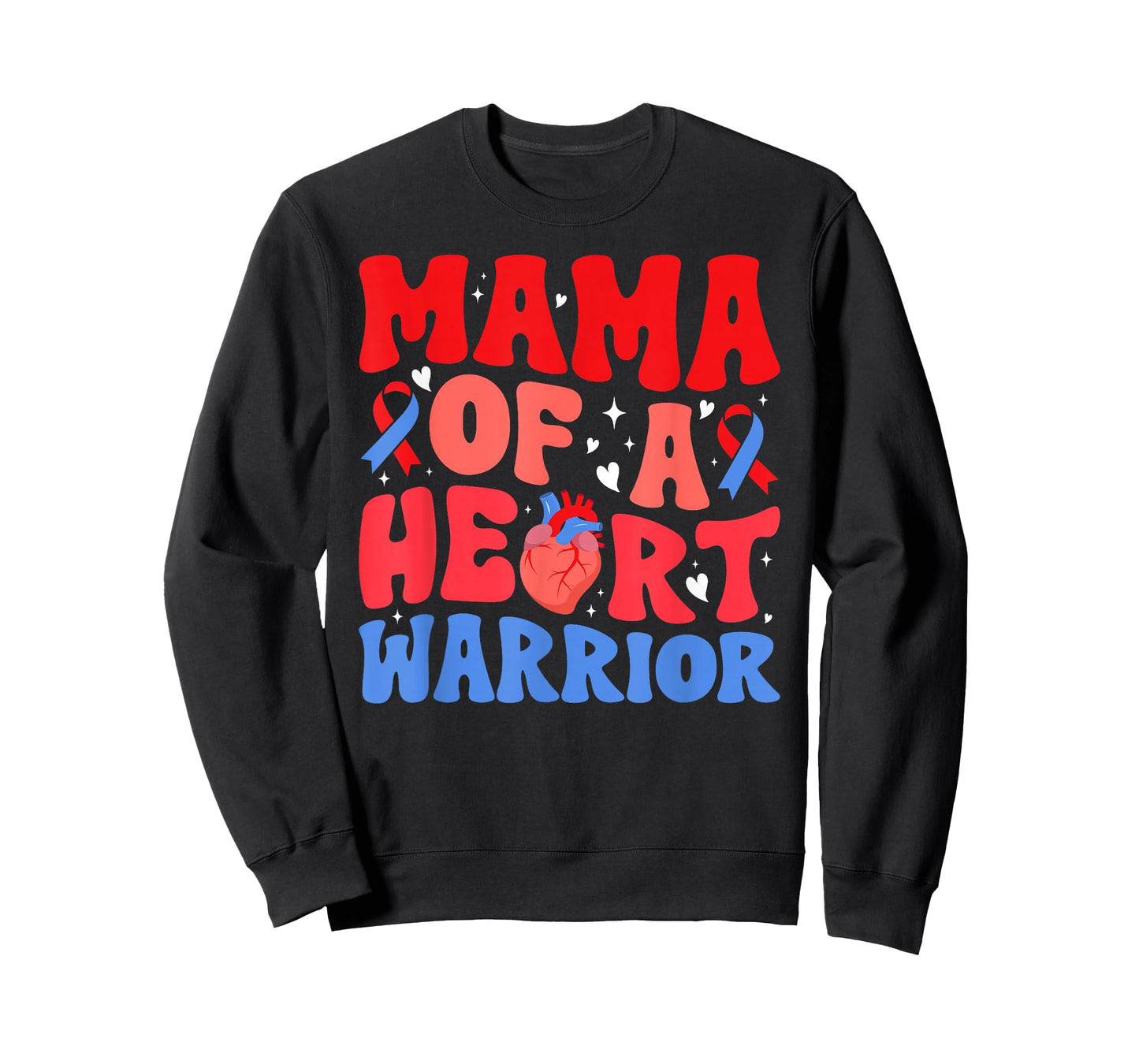 Mama of A Heart Warrior CHD Mom Congenital Heart Disease Mom T-Shirt