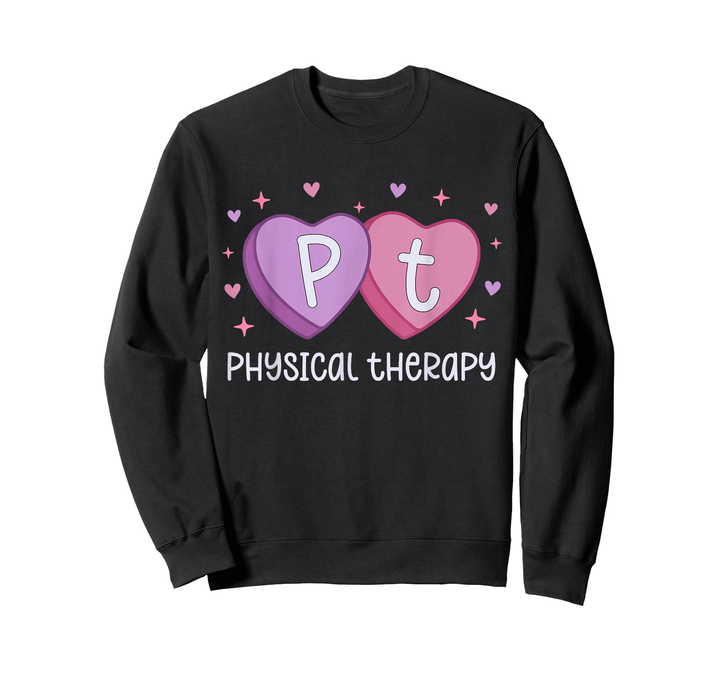 Physical Therapy Nurse Valentine's Candy Nursing Stethoscope T-Shirt