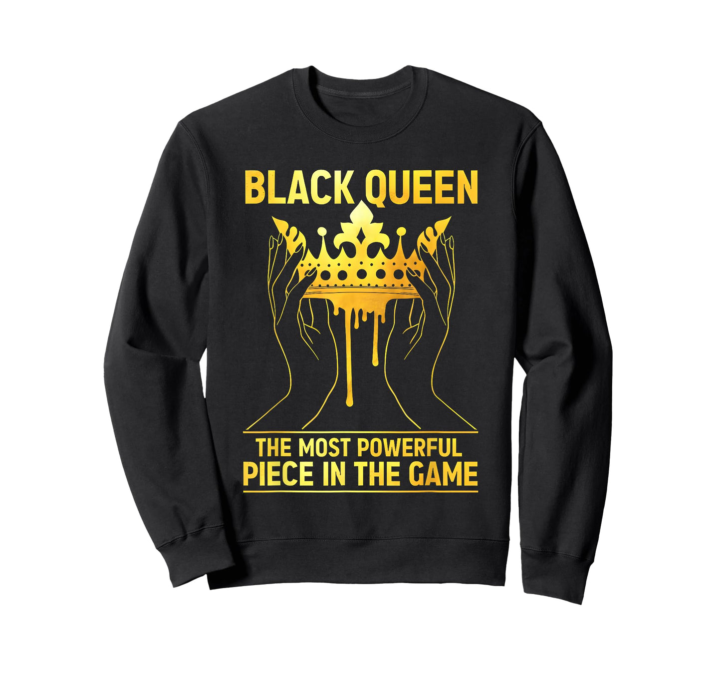 Black Queen The Most Powerful Piece in The Game Melanin Girl T-Shirt