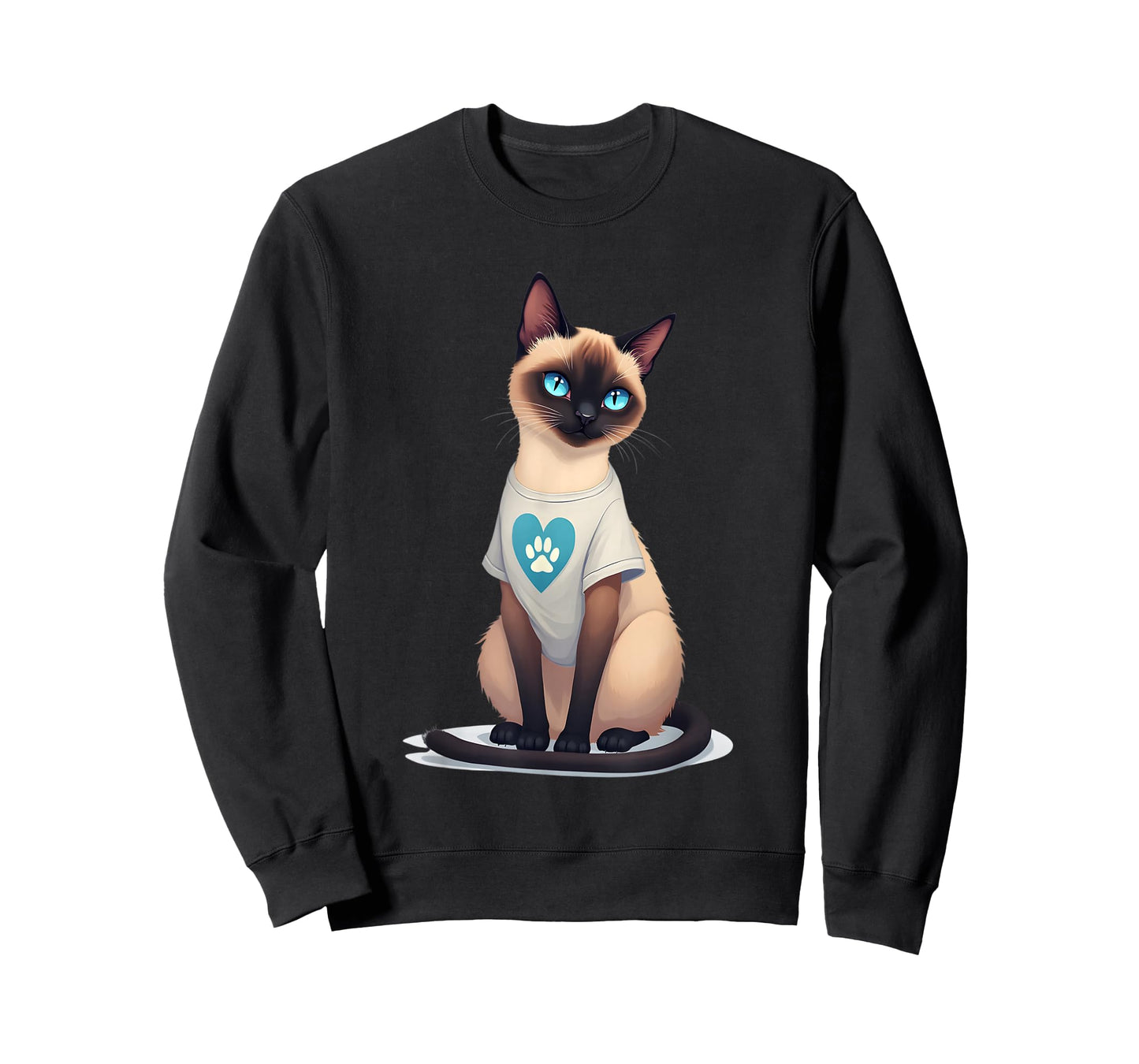 Cute Siamese Cat for A Meezer Owner T-Shirt