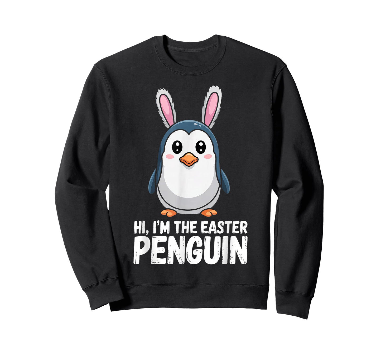 Im The Easter Penguin Cute Bunny Ears Women Boys Girls Kids T-Shirt