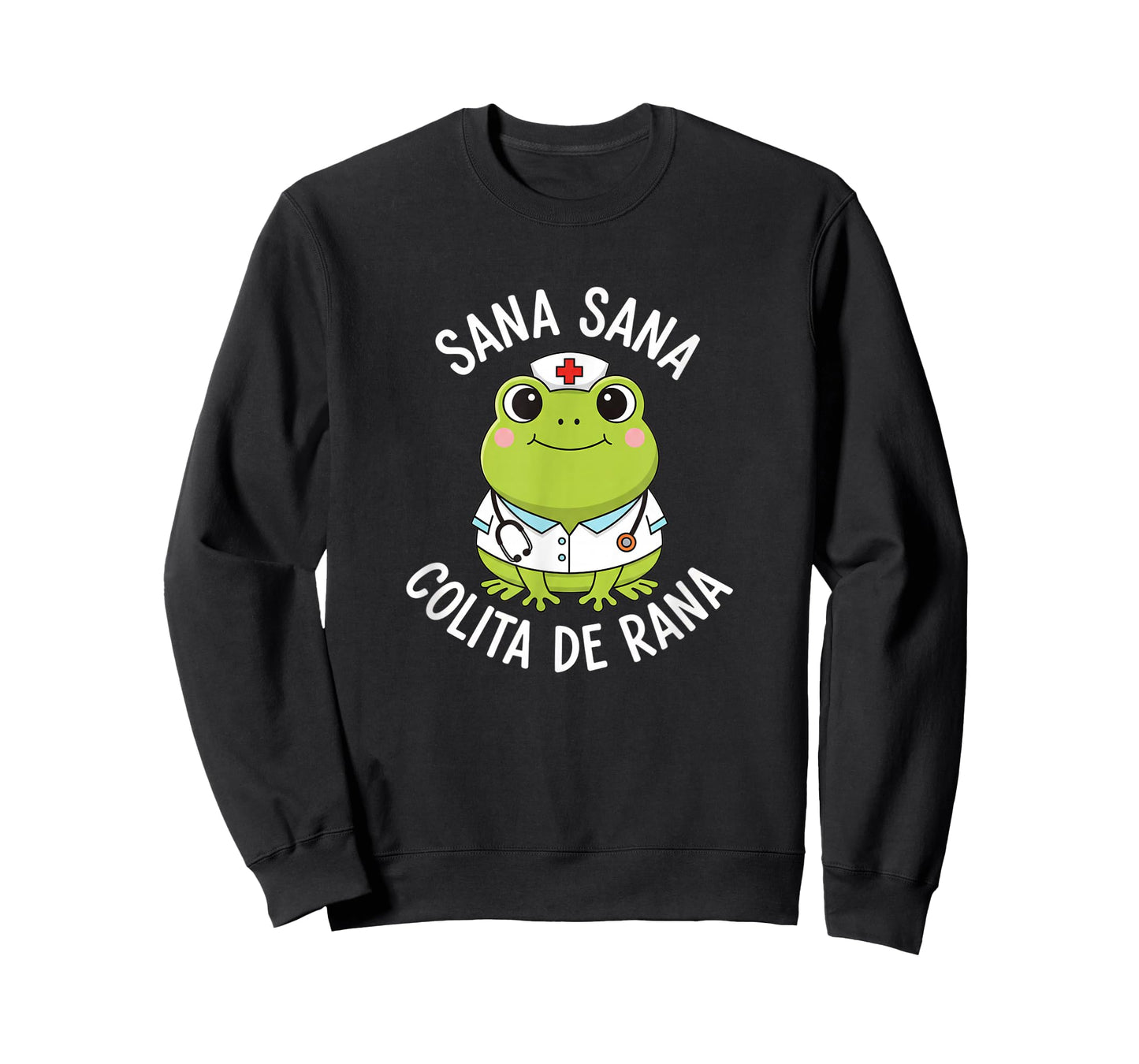 Frog Sana Sana Colita De Rana Frog Mexican Nurse Latina Enfe T-Shirt