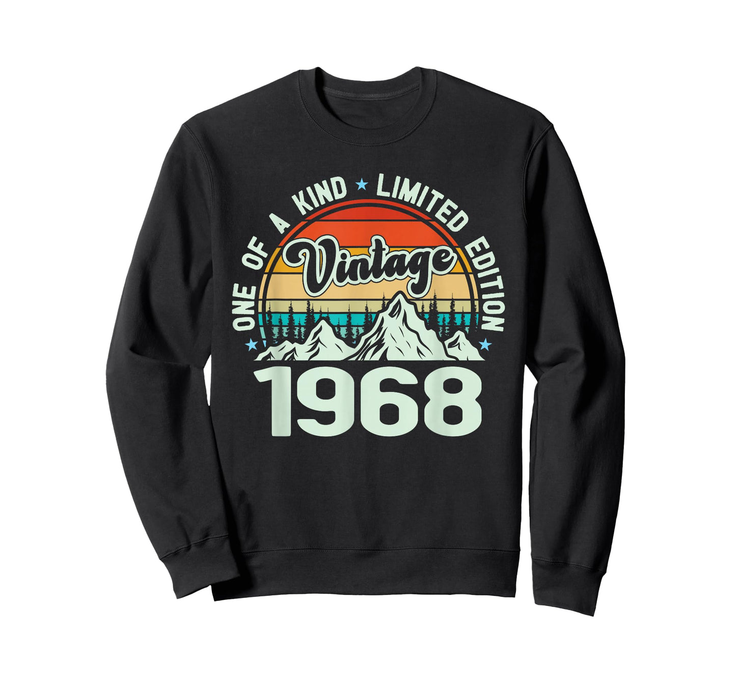 Vintage 1968 One of A Kind Mountain Graphic, 1968 Birthday T-Shirt