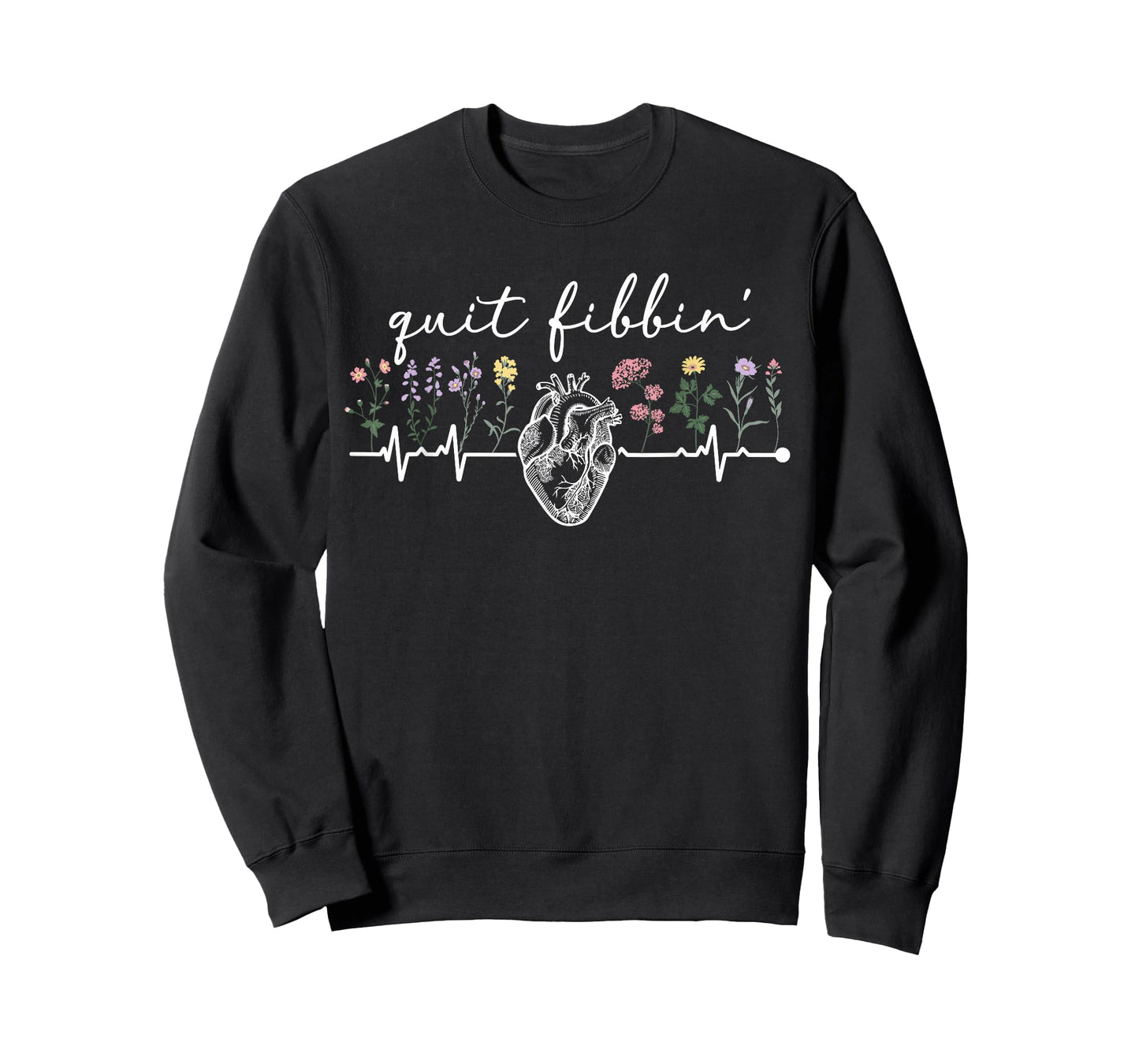 Quit Fibbin' Cardiac Nurse Cardiology Nurse Cardiac Nursing T-Shirt