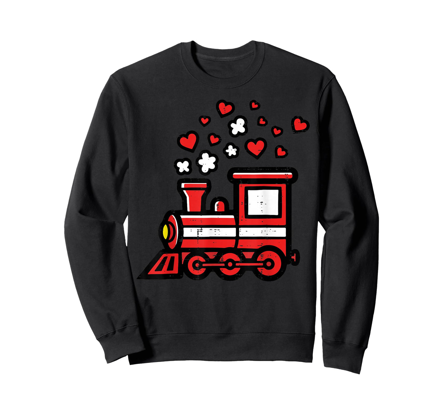 Valentines Day Train Cute Locomotive Boys Kids Toddler T-Shirt