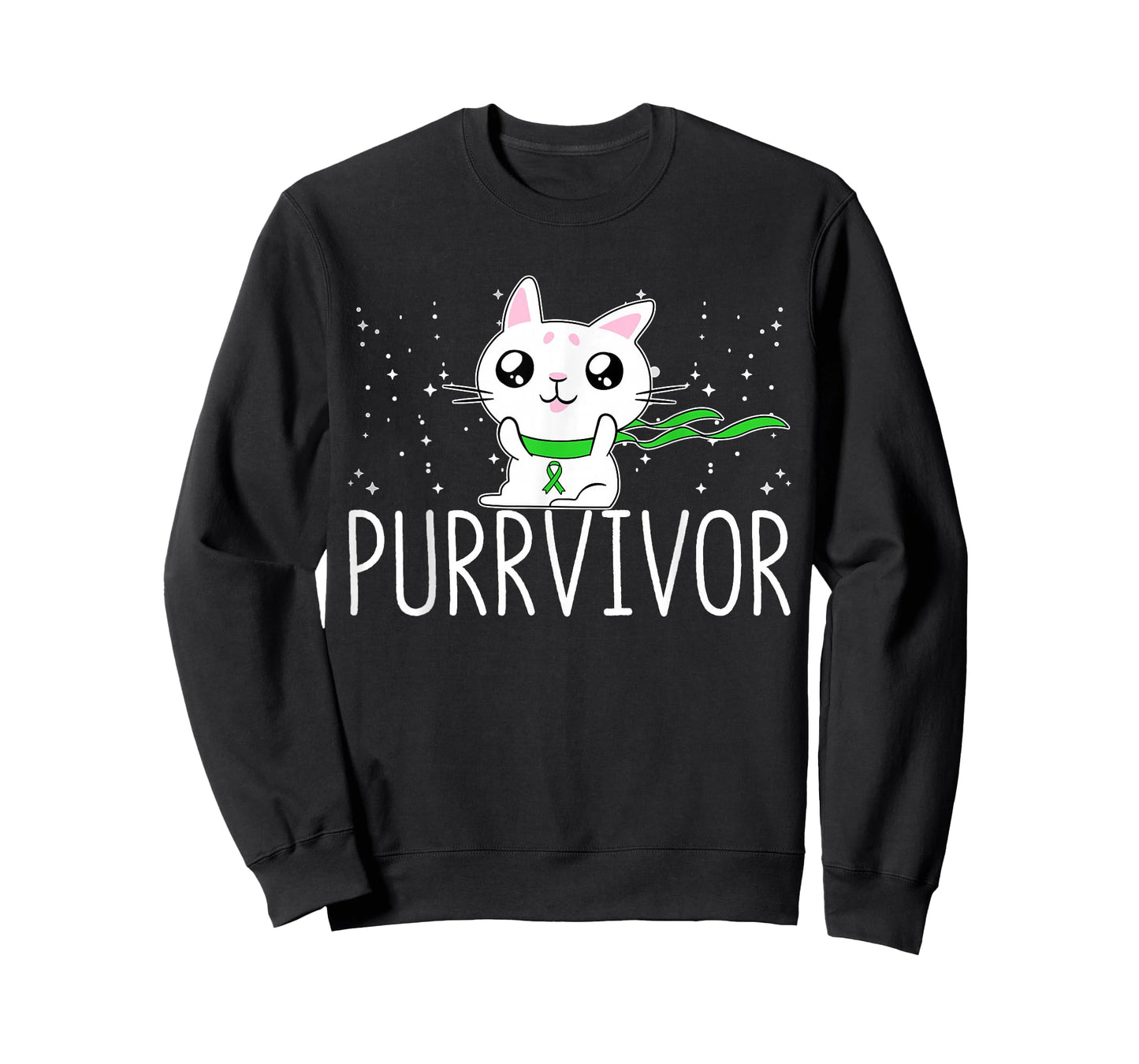 Non Hodgkin Lymphoma Awareness Survivor Cat Purrvivor T-Shirt