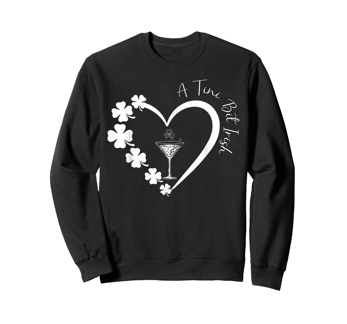 A Tiny Bit Irish Lucky Irish Girls Cocktail St Patricks Day T-Shirt